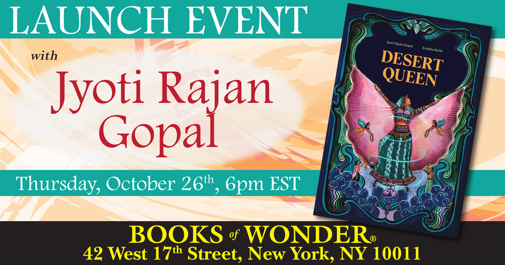 Launch for Desert Queen by Jyoti Rajan Gopal Books of Wonder