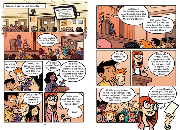 Escape from Mr. Lemoncello's Library (Graphic Novel, Paperback