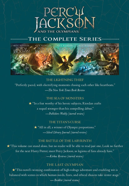 Percy Jackson and the Olympians Paperback Box Set – Books of Wonder