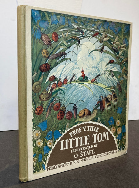 715②1922年アンティークLittle Tom絵本　挿絵　イラスト　洋書 Little Tom – Books of Wonder
