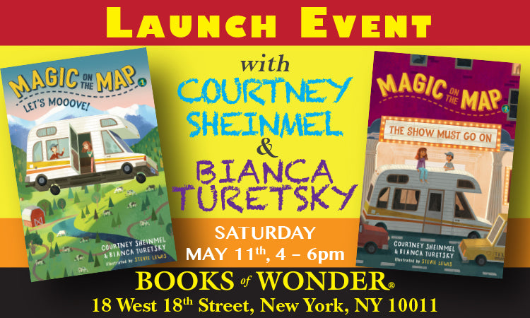 LAUNCH EVENT for Let’s Mooove: Magic on the Map #1 by COURTNEY SHEINMEL and BIANCA TURETSKY