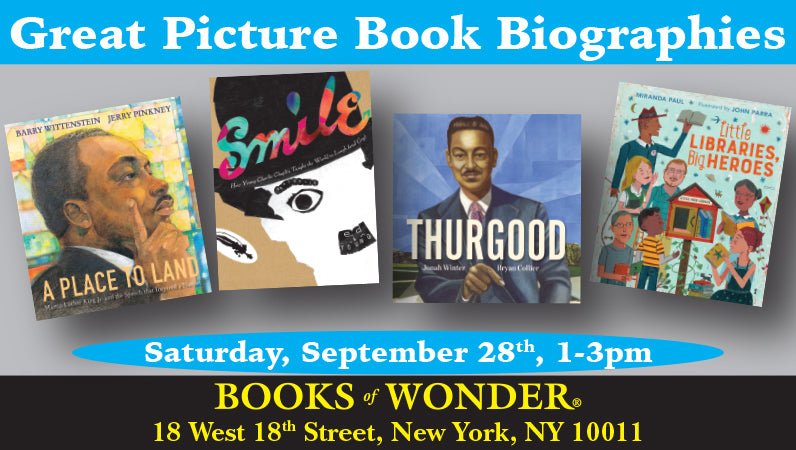 Great Picture Book Biographies - Sept. 28th