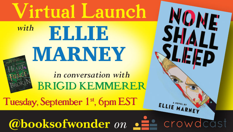 Launch Event for None Shall Sleep by Ellie Marney in conversation with Brigid Kemmerer