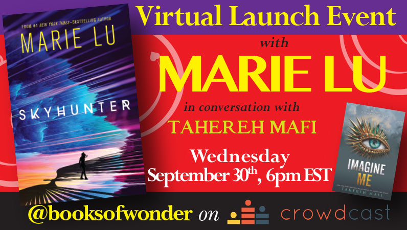 Launch event for Skyhunter by Marie Lu in conversation with Tahereh Mafi