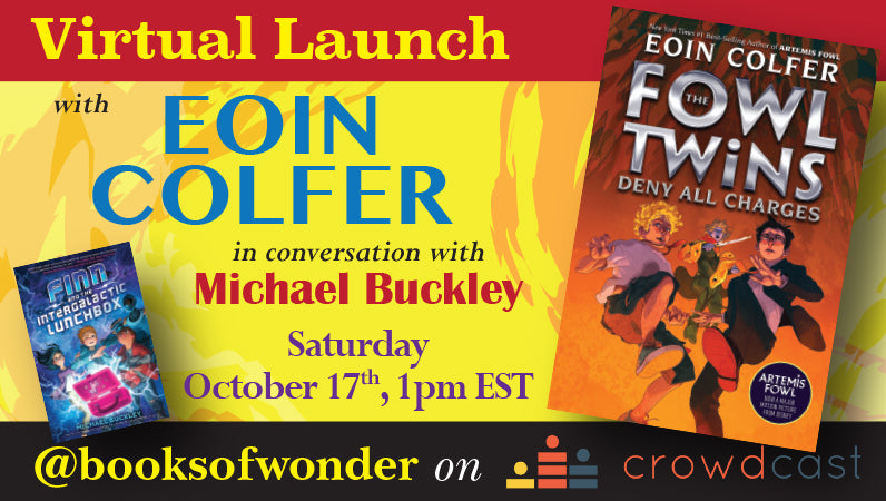 Launch Event for The Fowl Twins: Deny All Charges by Eoin Colfer in conversation with Michael Buckley
