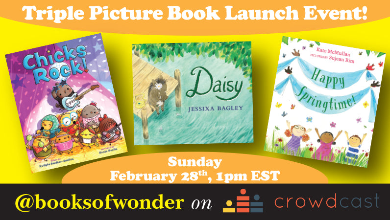 Triple Virtual Picture Book Launch Event!