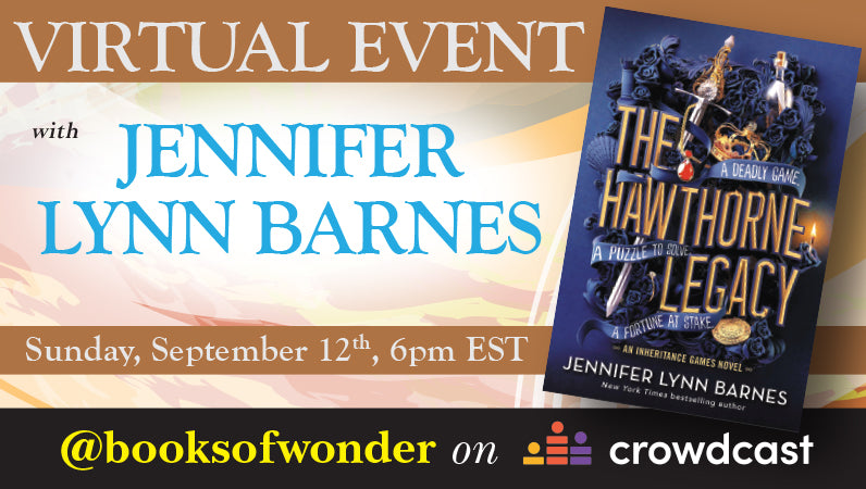 Virtual Event for The Hawthorne Legacy by Jennifer Lynn Barnes