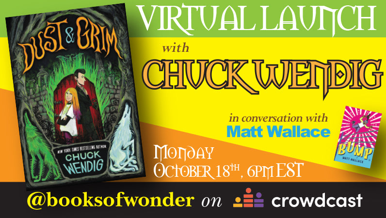 VIRTUAL LAUNCH EVENT FOR DUST & GRIM by CHUCK WENDIG