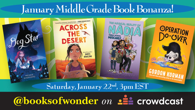 JANUARY MIDDLE GRADE BOOK BONANZA!