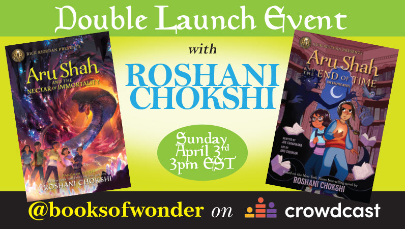 Double Launch with ROSHANI CHOKSHI! Virtual AND In Person!