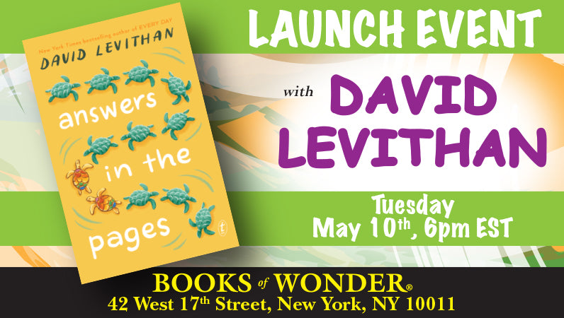 Launch Event for Answers in the Pages by David Levithan