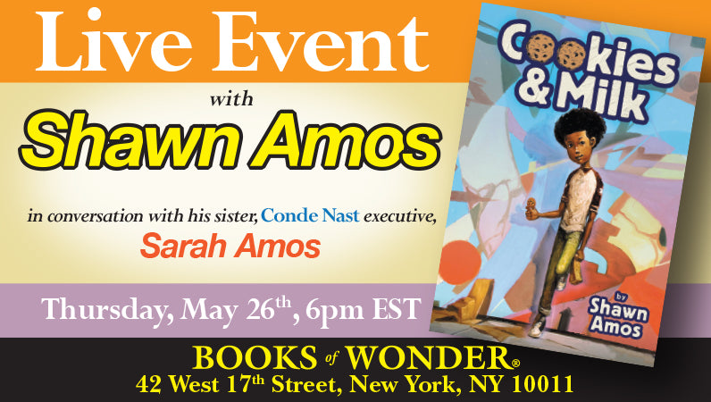 LIVE EVENT with SHAWN AMOS for Cookies & Milk