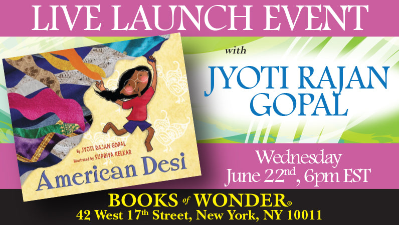 Live Launch event for American Desi by Jyoti Rajan Gopal!