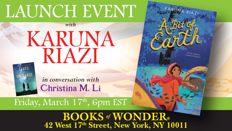 Launch Event | A Bit of Earth by Karuna Riazi