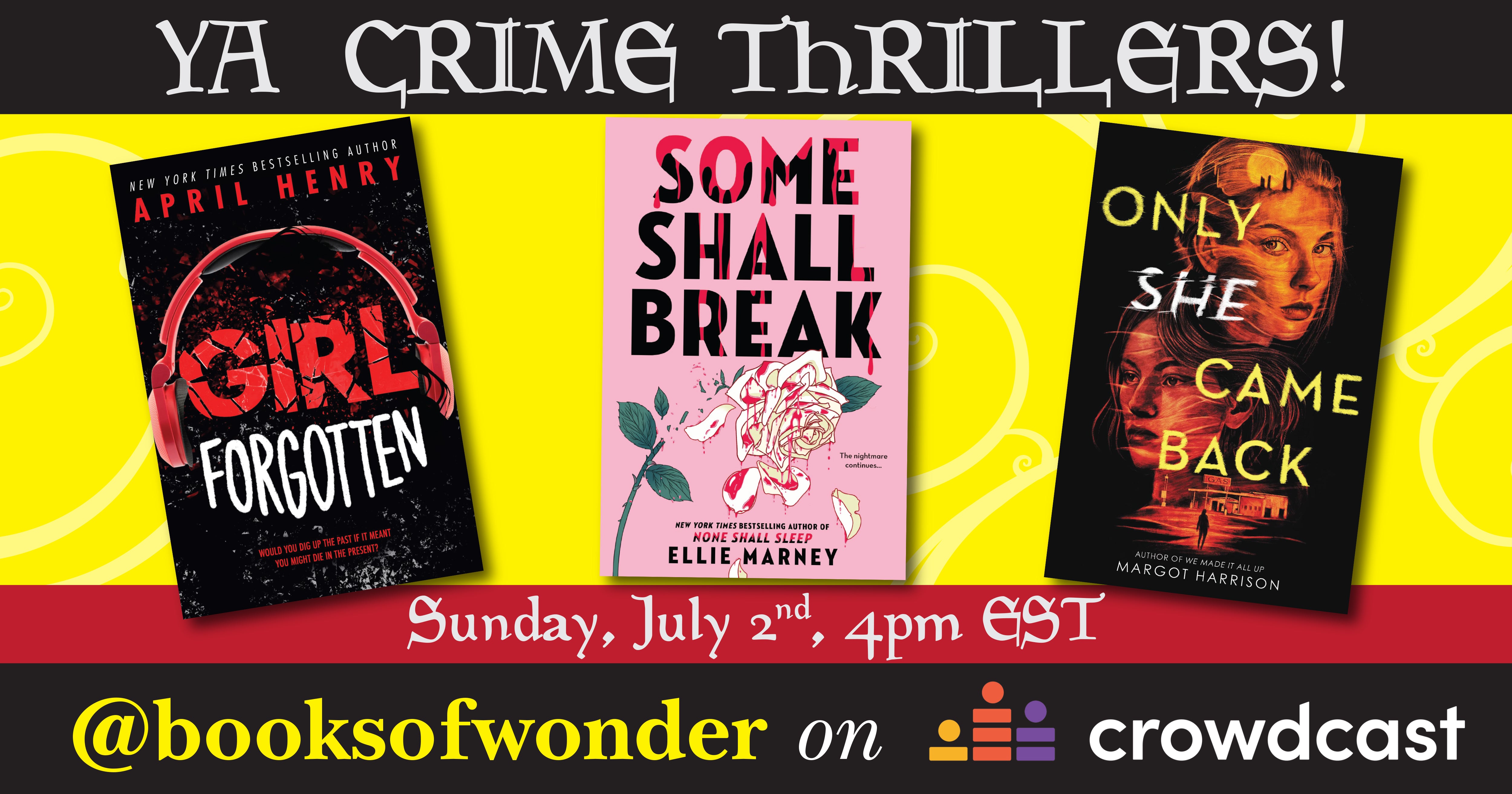 YA Crime Thrillers!