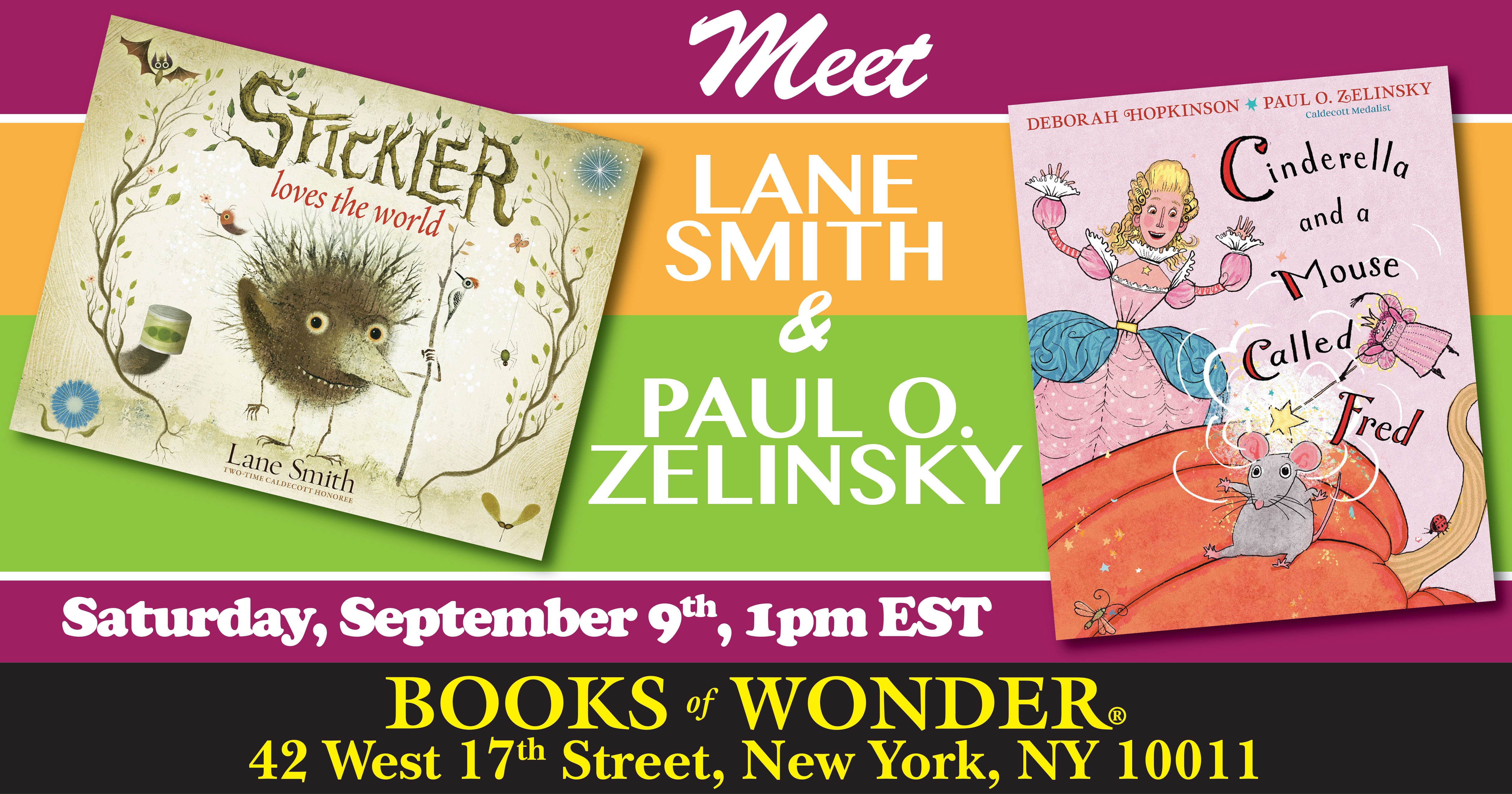 Meet Lane Smith and Paul O. Zelinsky!