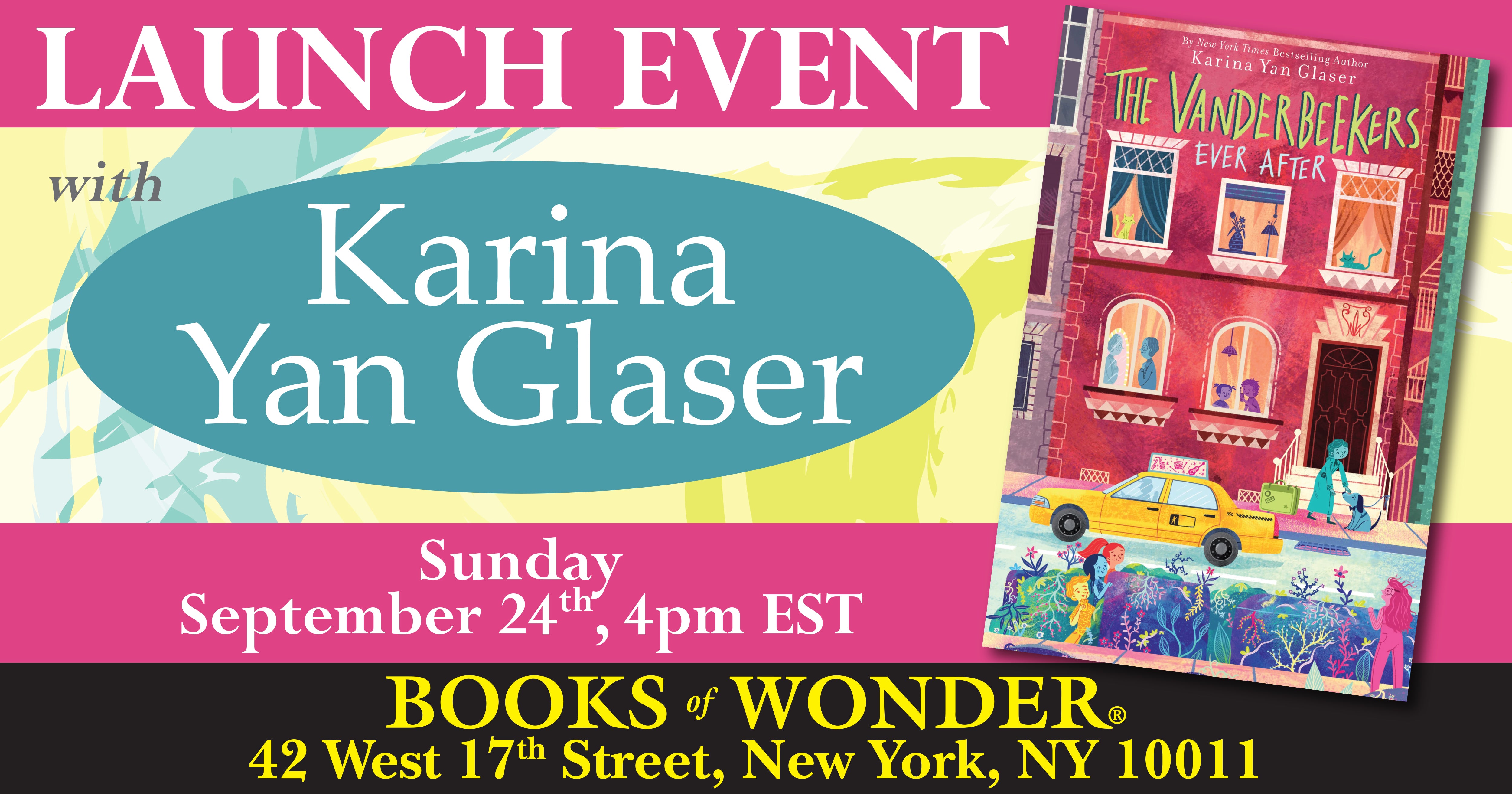 Launch Event for The Vanderbeekers Ever After by Karina Yan Glaser