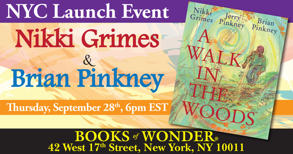 NYC Launch for A Walk in the Woods by Nikki Grimes, Brian Pinkney, and Jerry Pinkney!