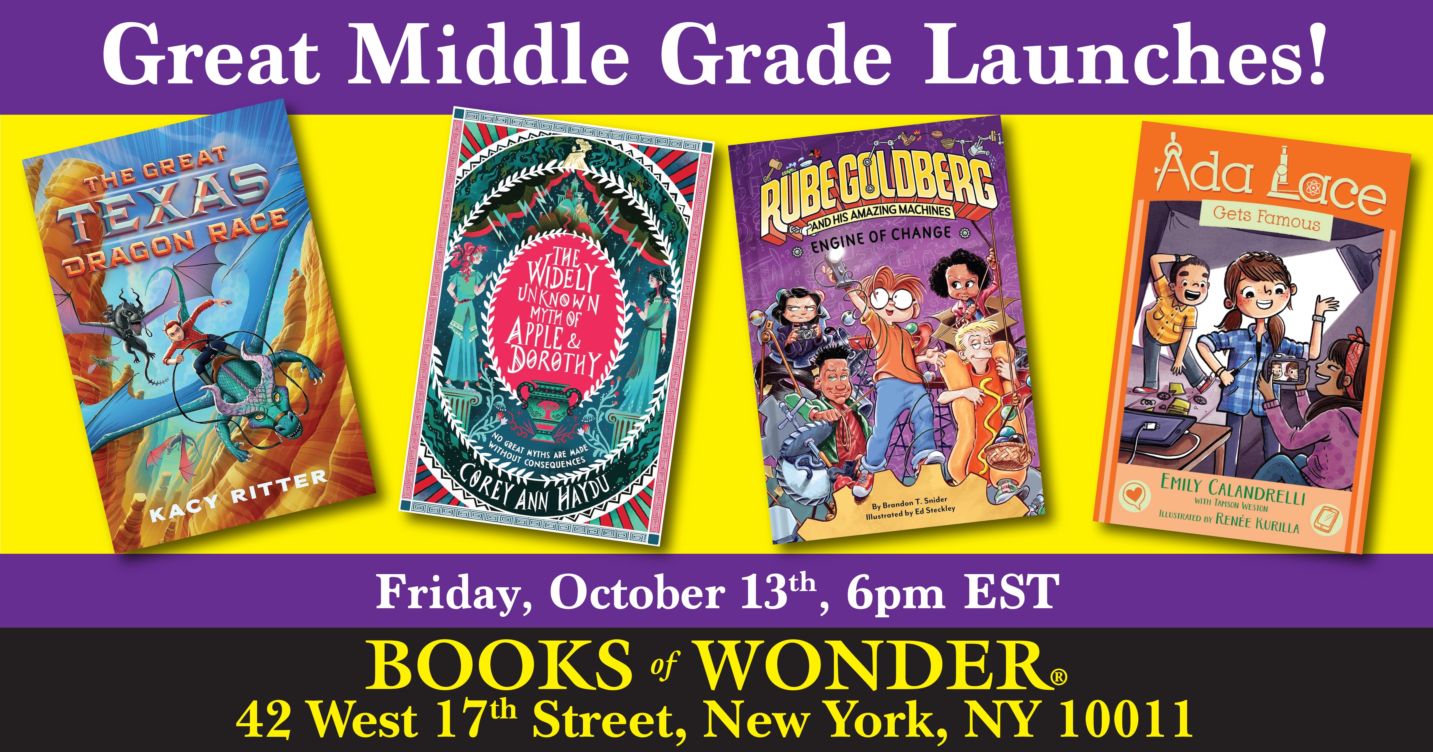 Great Fall Middle Grade Launches