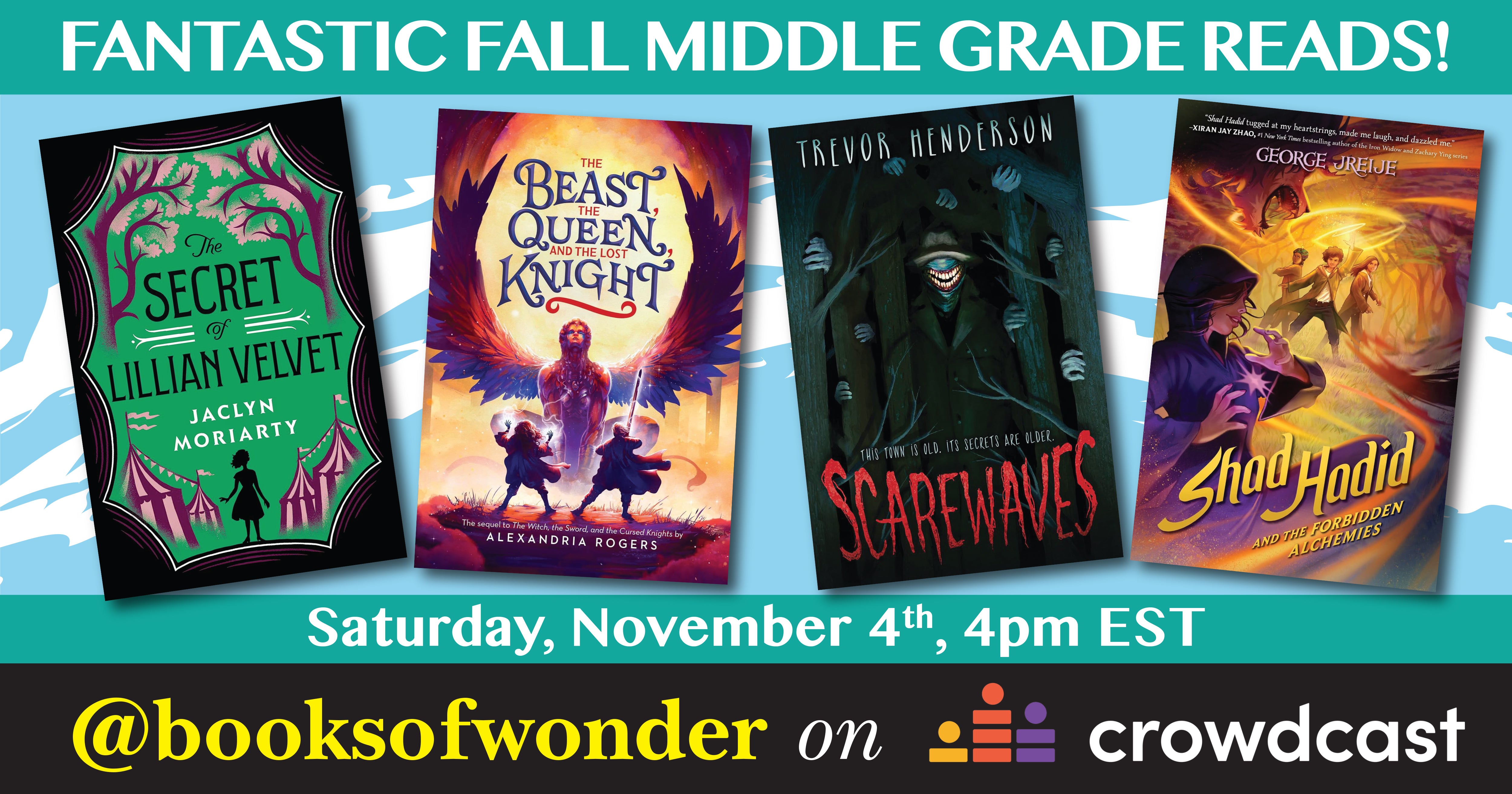 Fantastic Fall Middle Grade Reads!