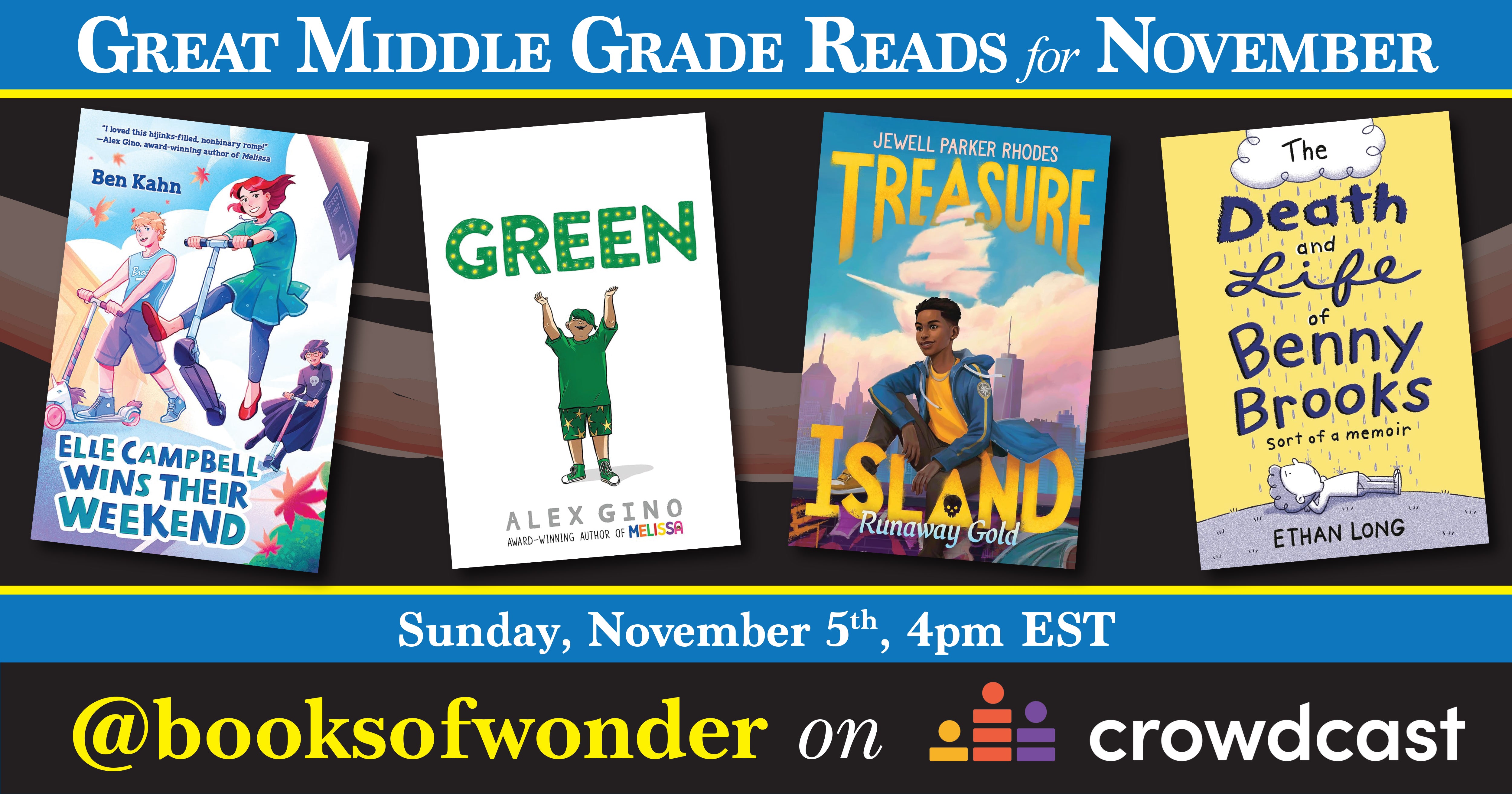 Great Middle Grade Reads for November