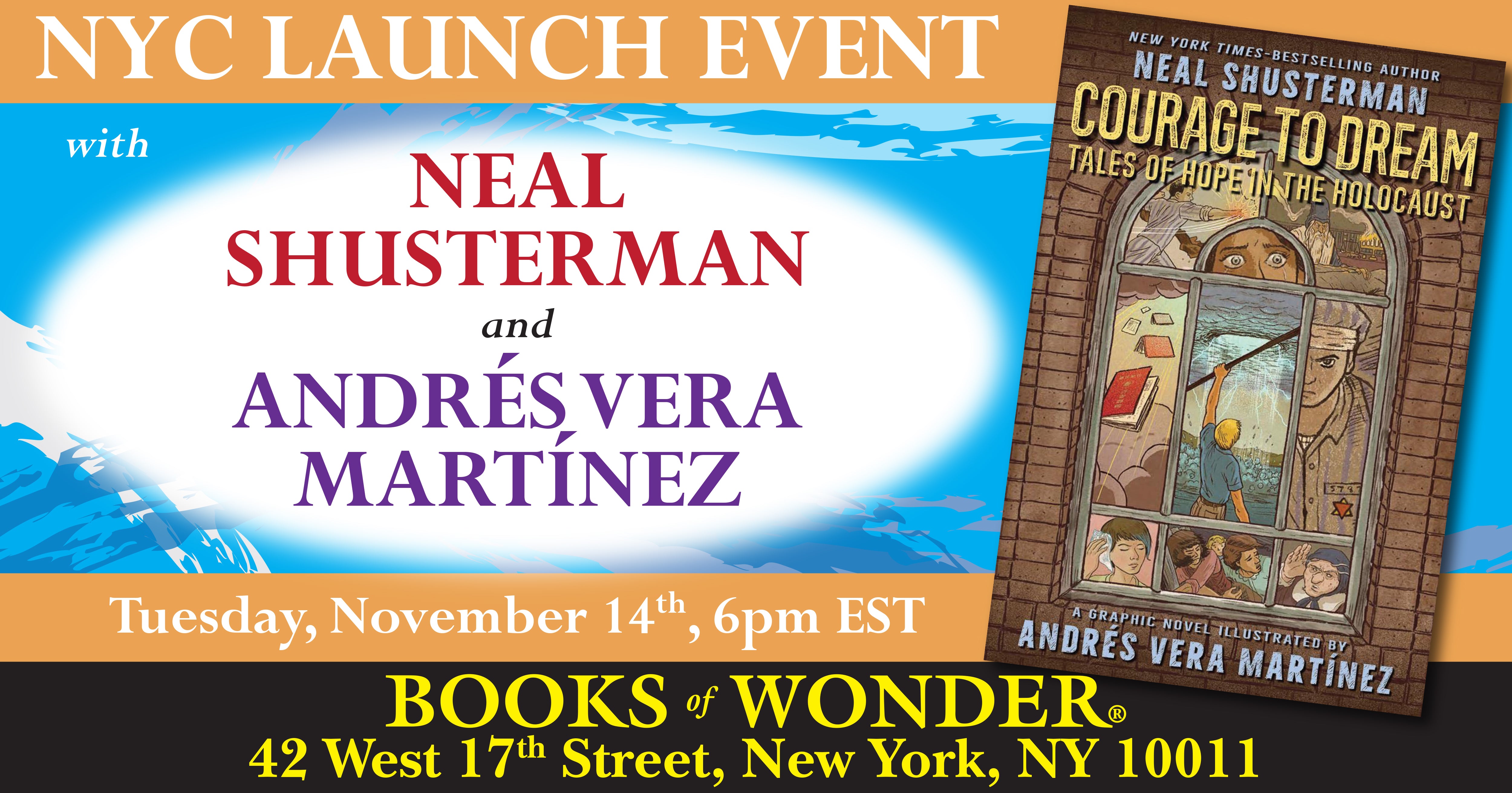 NYC Launch | Courage to Dream by Neal Shusterman