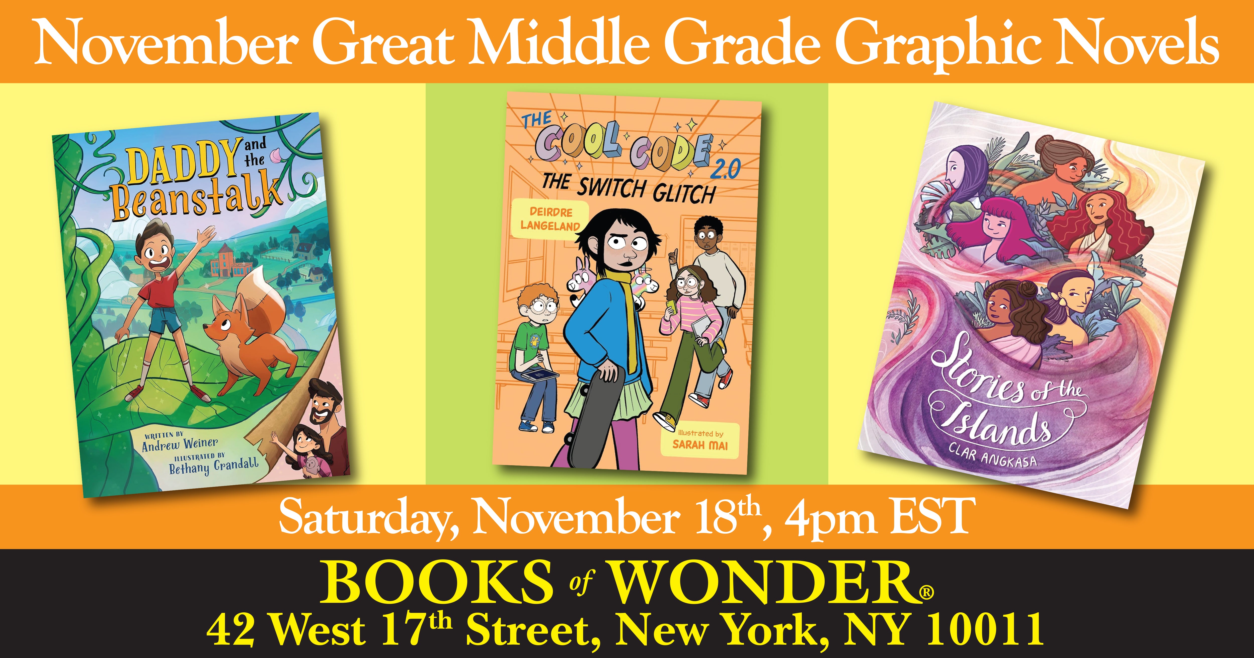 November Great Middle Grade Graphic Novels