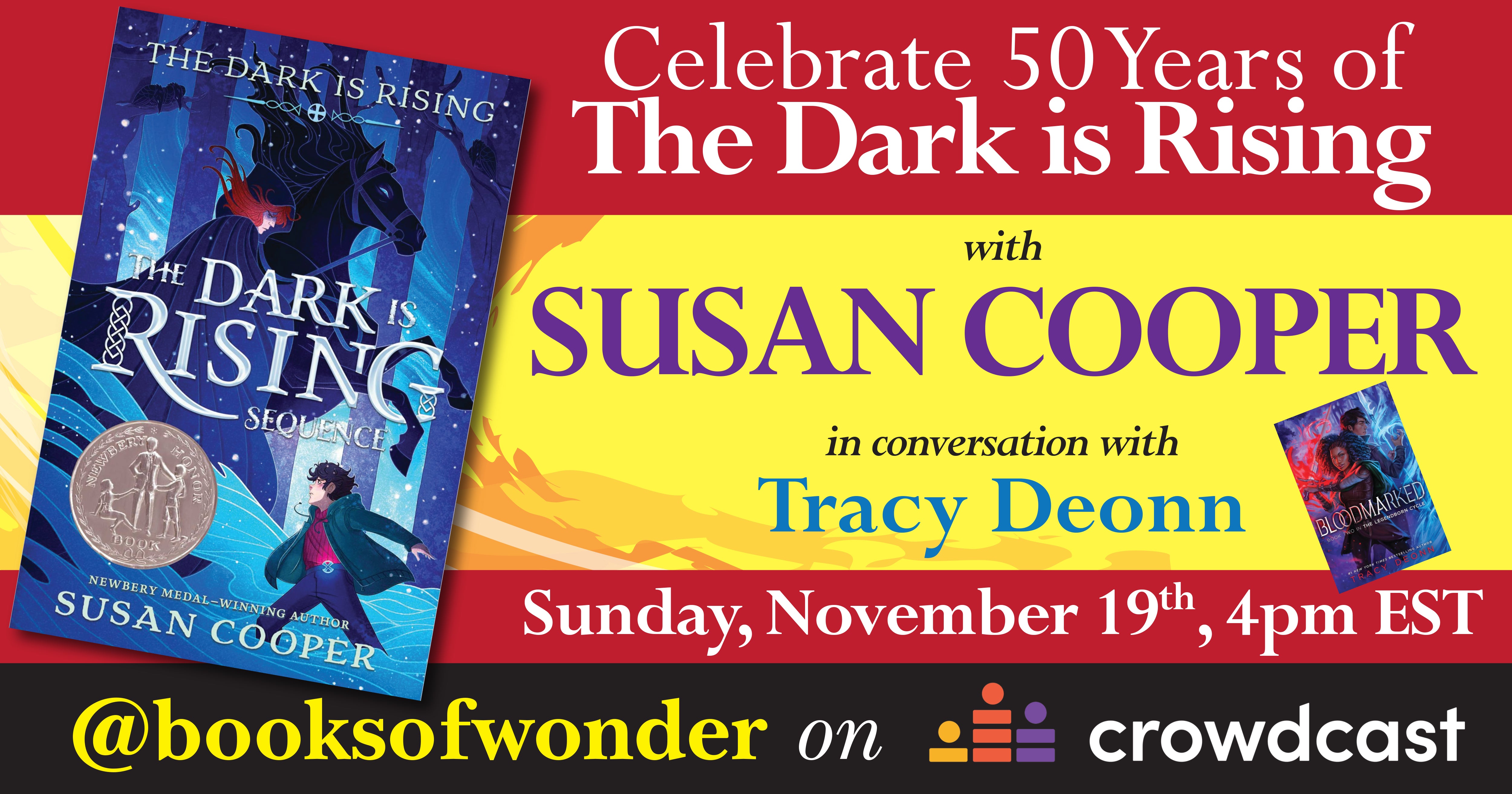 Celebrate 50 Years of The Dark is Rising with Susan Cooper!