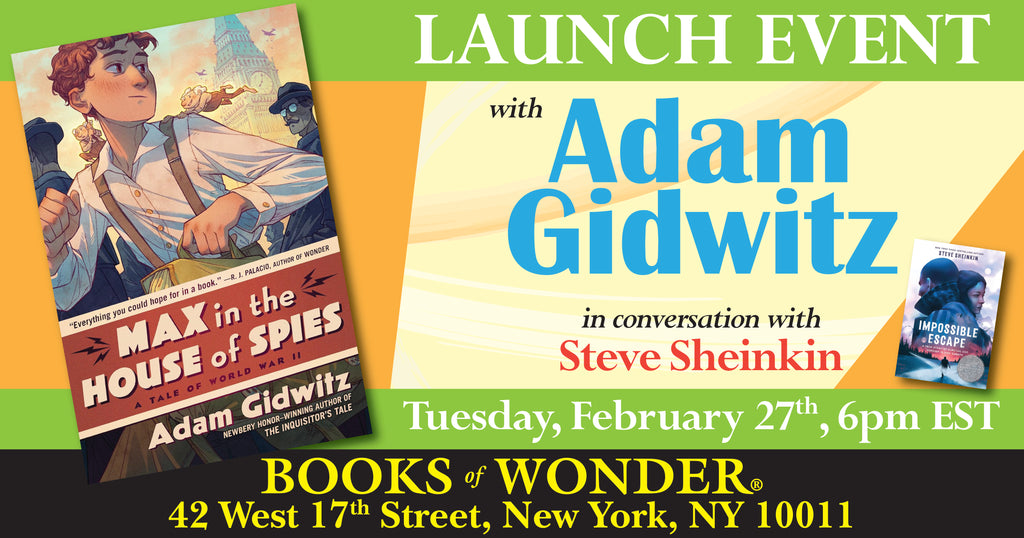 Launch | Max in the House of Spies by Adam Gidwitz