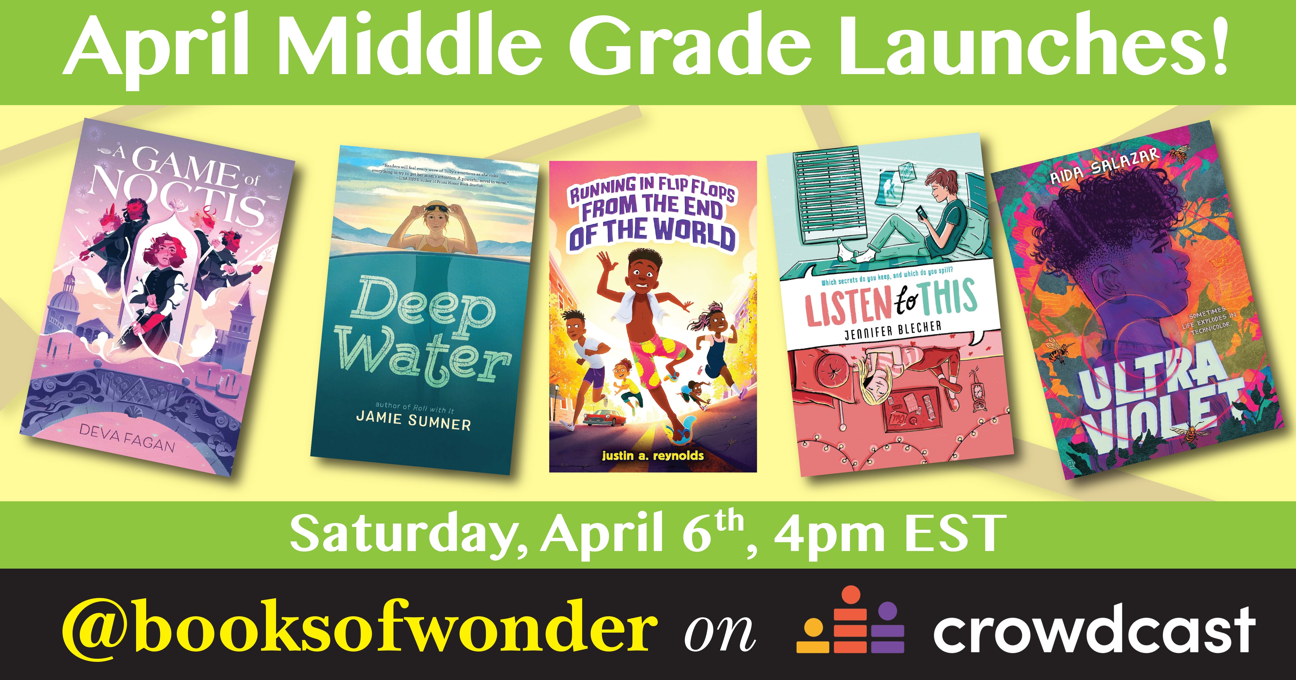 April Middle Grade Launches