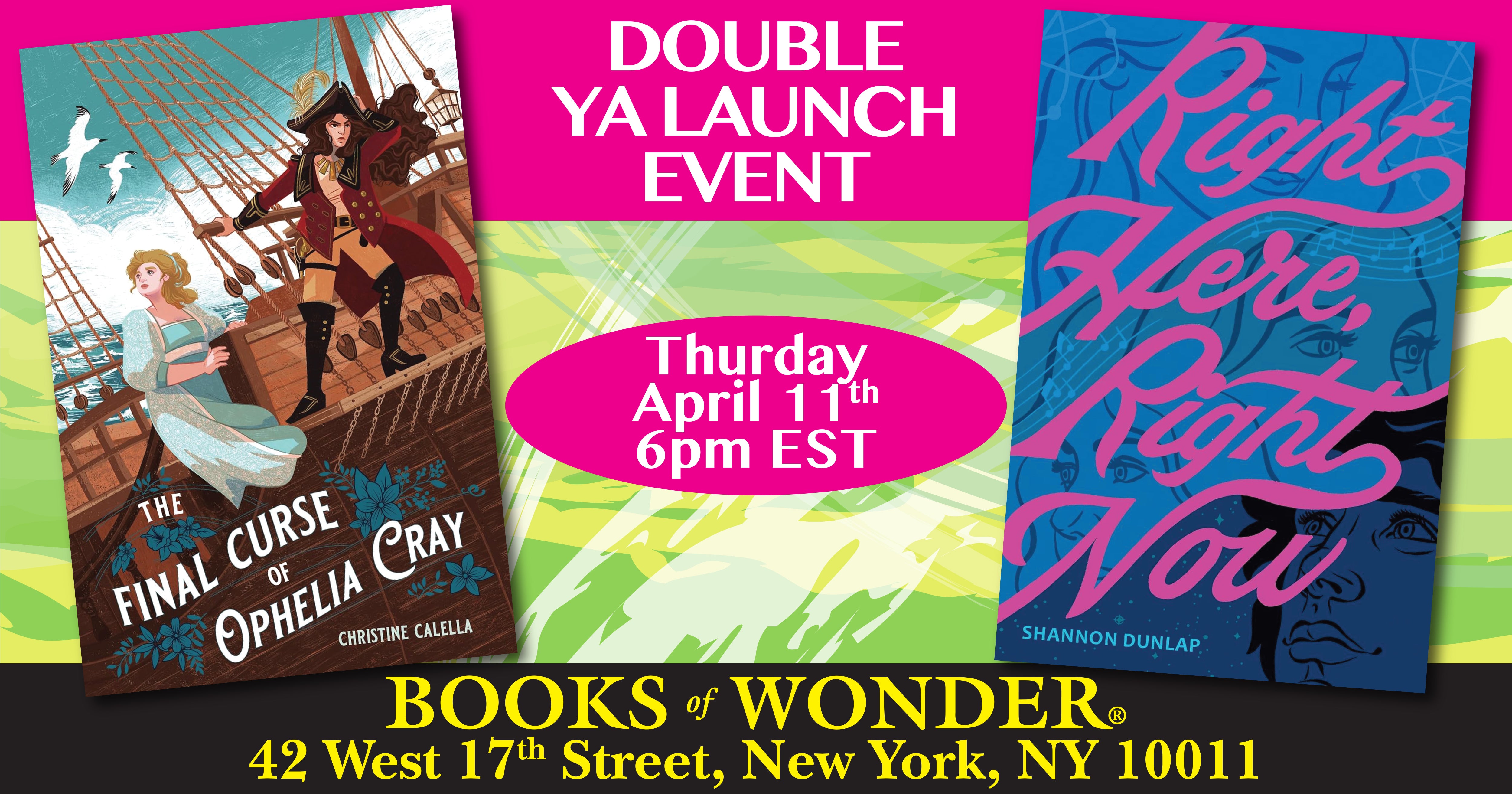 Double YA Launch Event