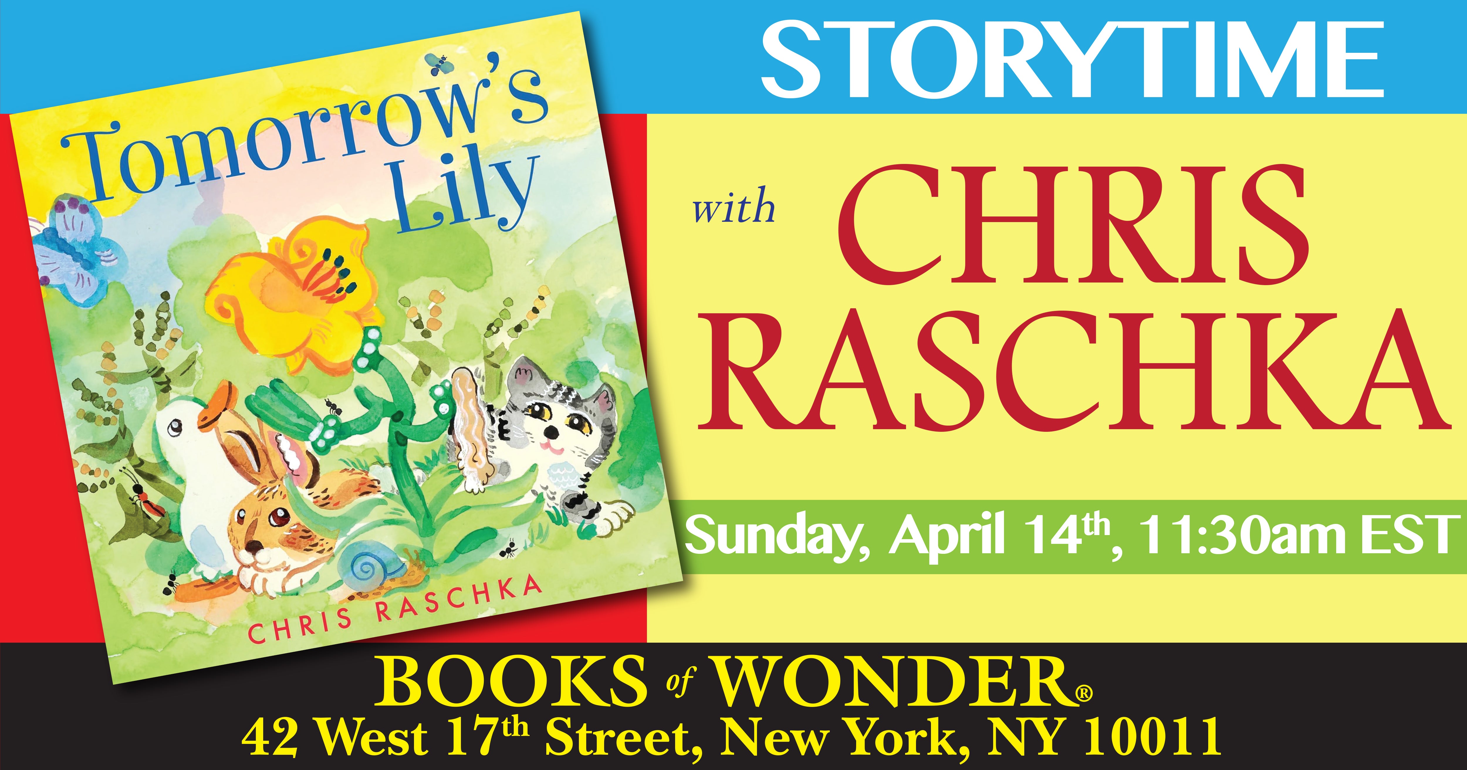 Storytime | Tomorrow's Lily by Chris Raschka