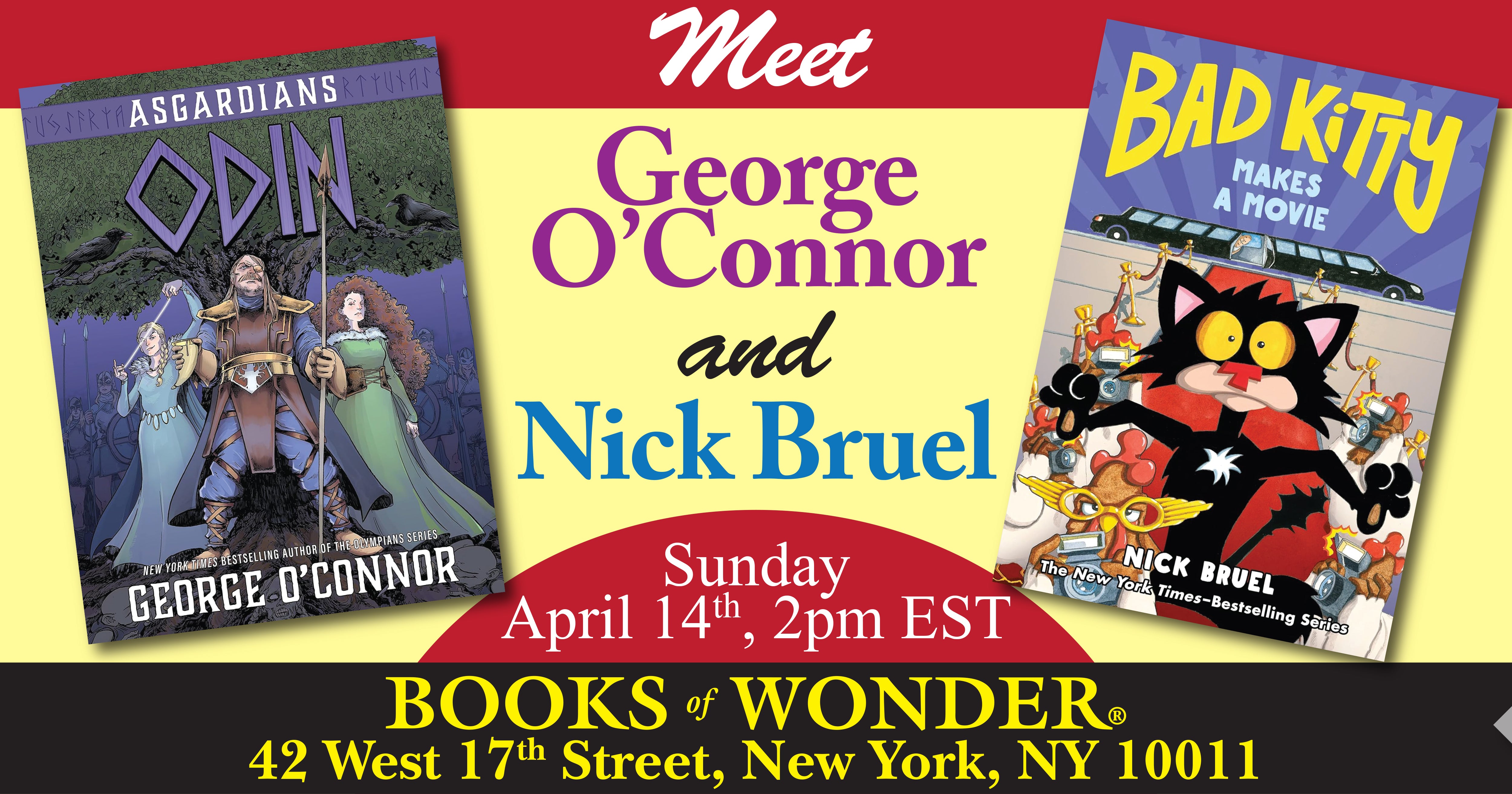 Meet George O'Connor & Nick Bruel!