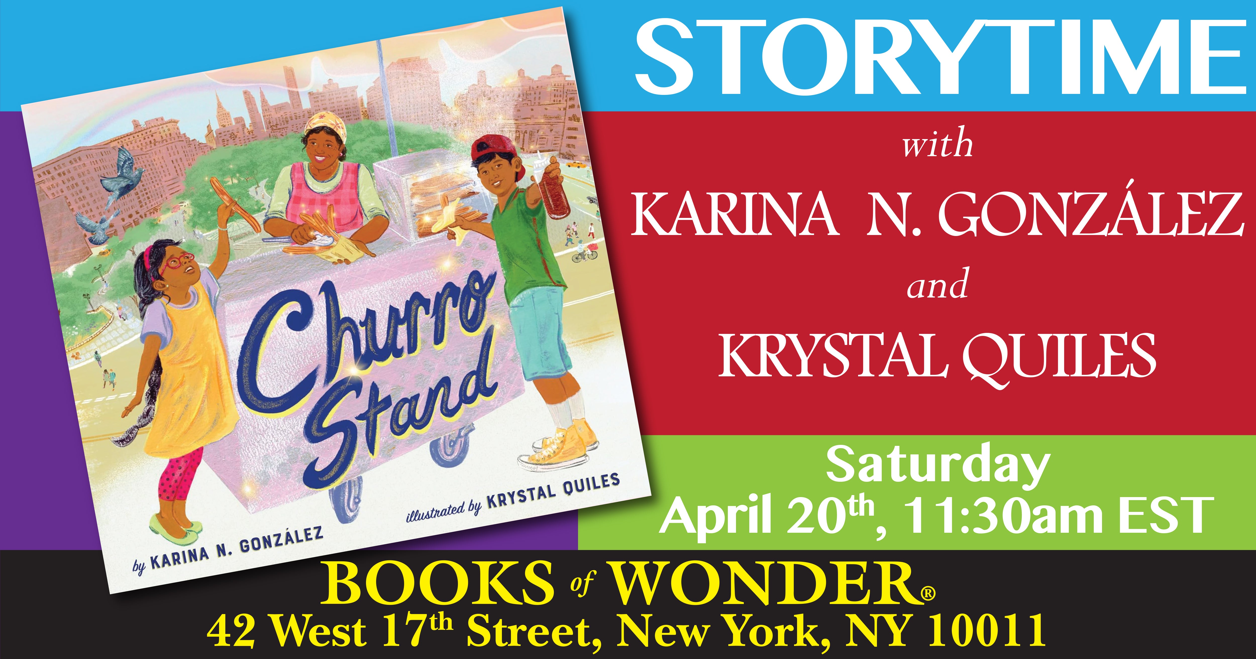 Storytime | Churro Stand by Karina N. González & Krystal Quiles