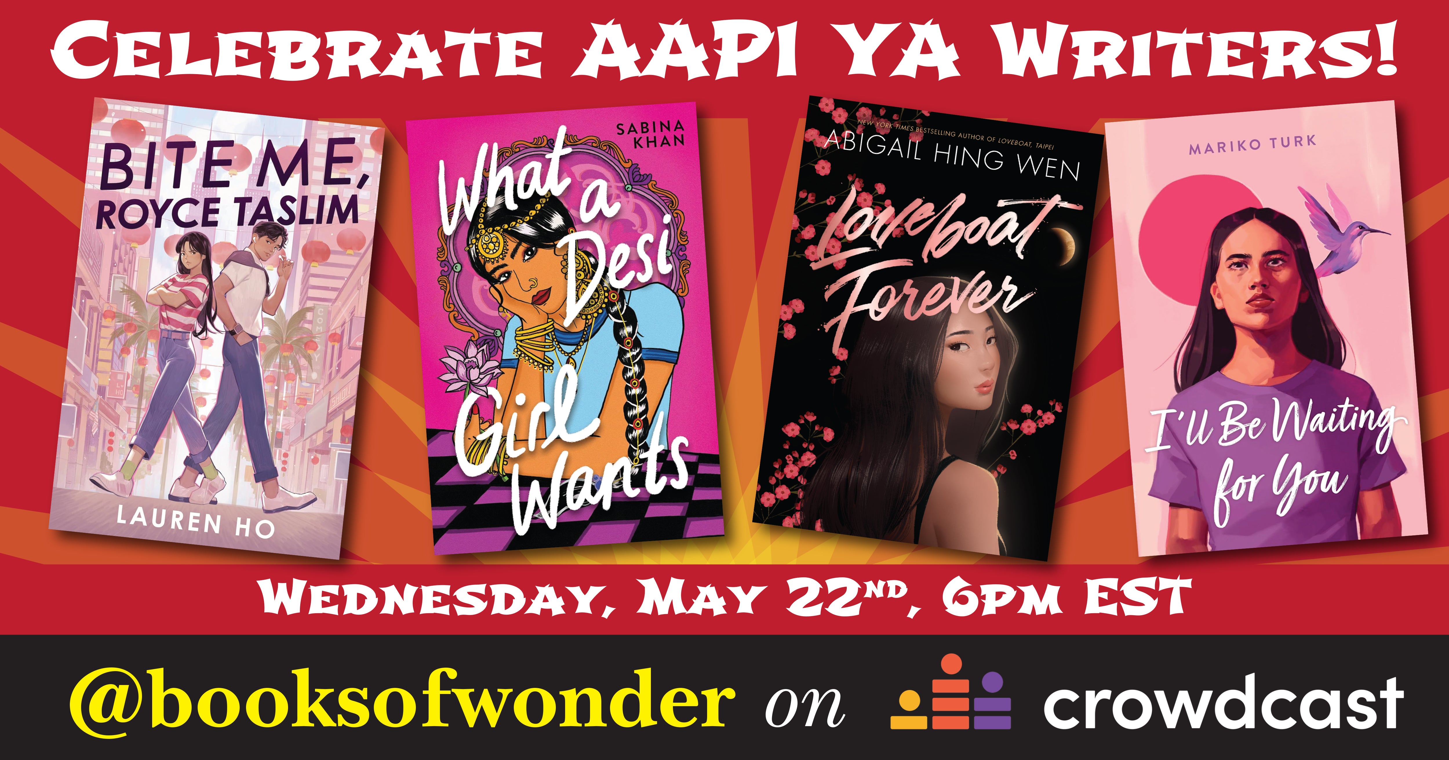 Celebrate AAPI YA Writers!