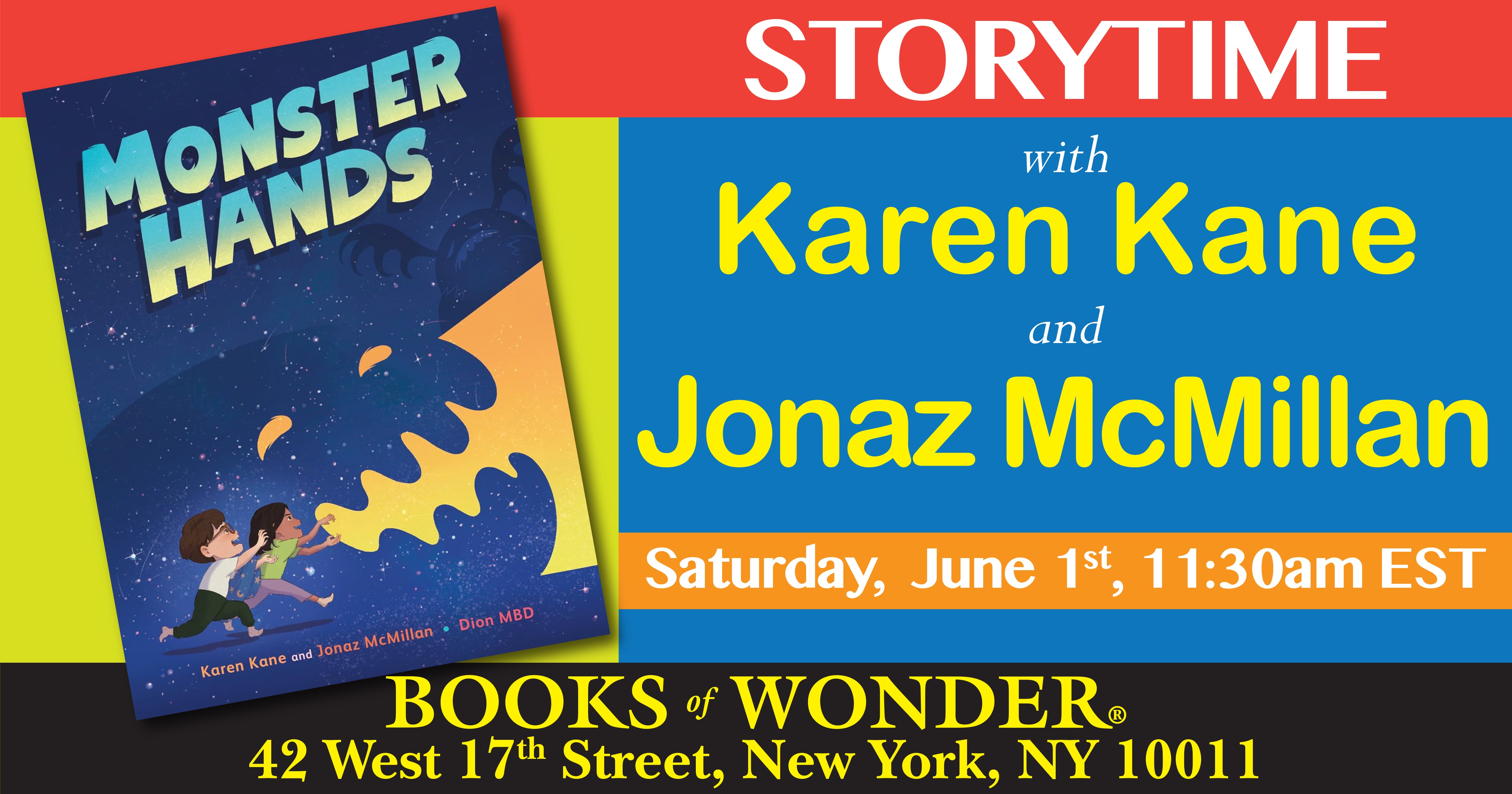 Storytime | with Karen Kane & Jonaz McMillan