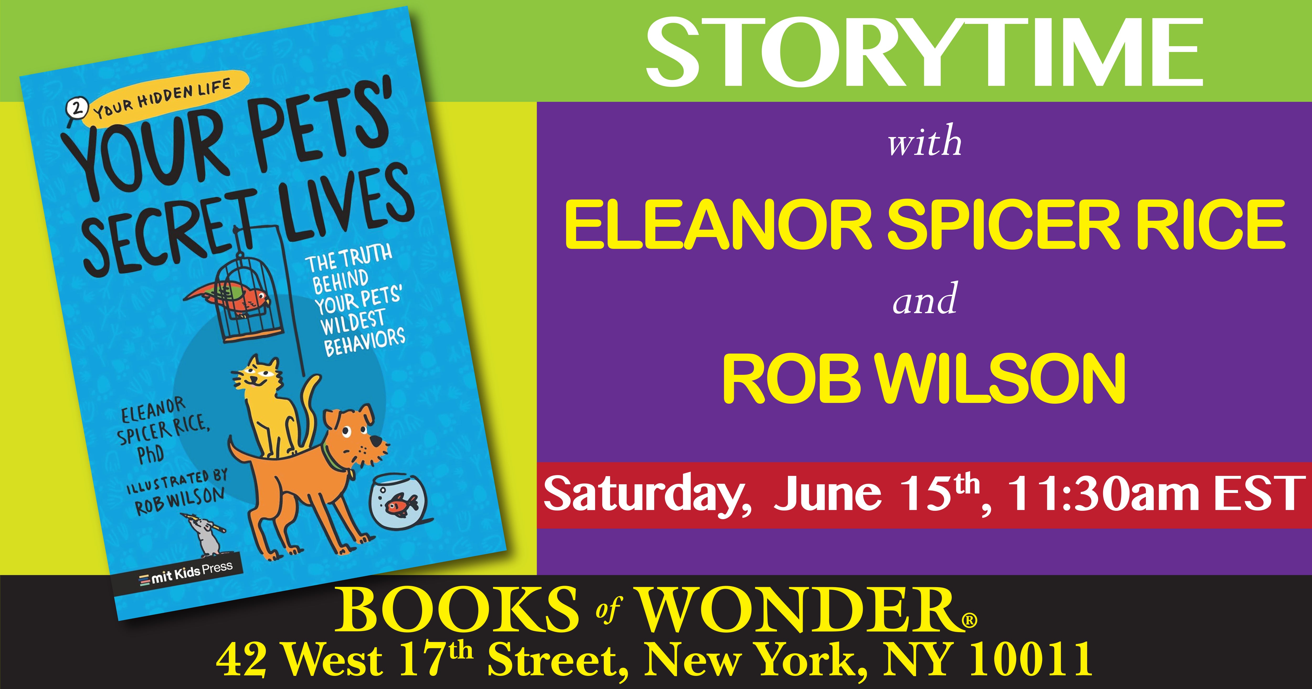 Storytime | with Eleanor Spicer Rice & Rob Wilson