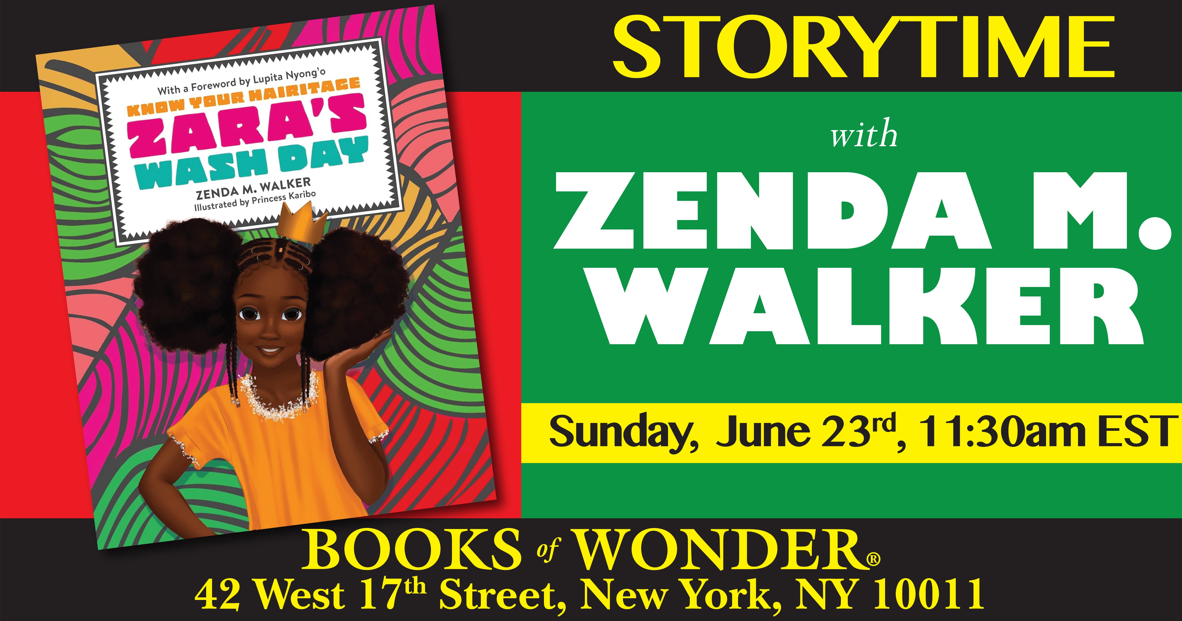 Storytime | With Zenda Walker