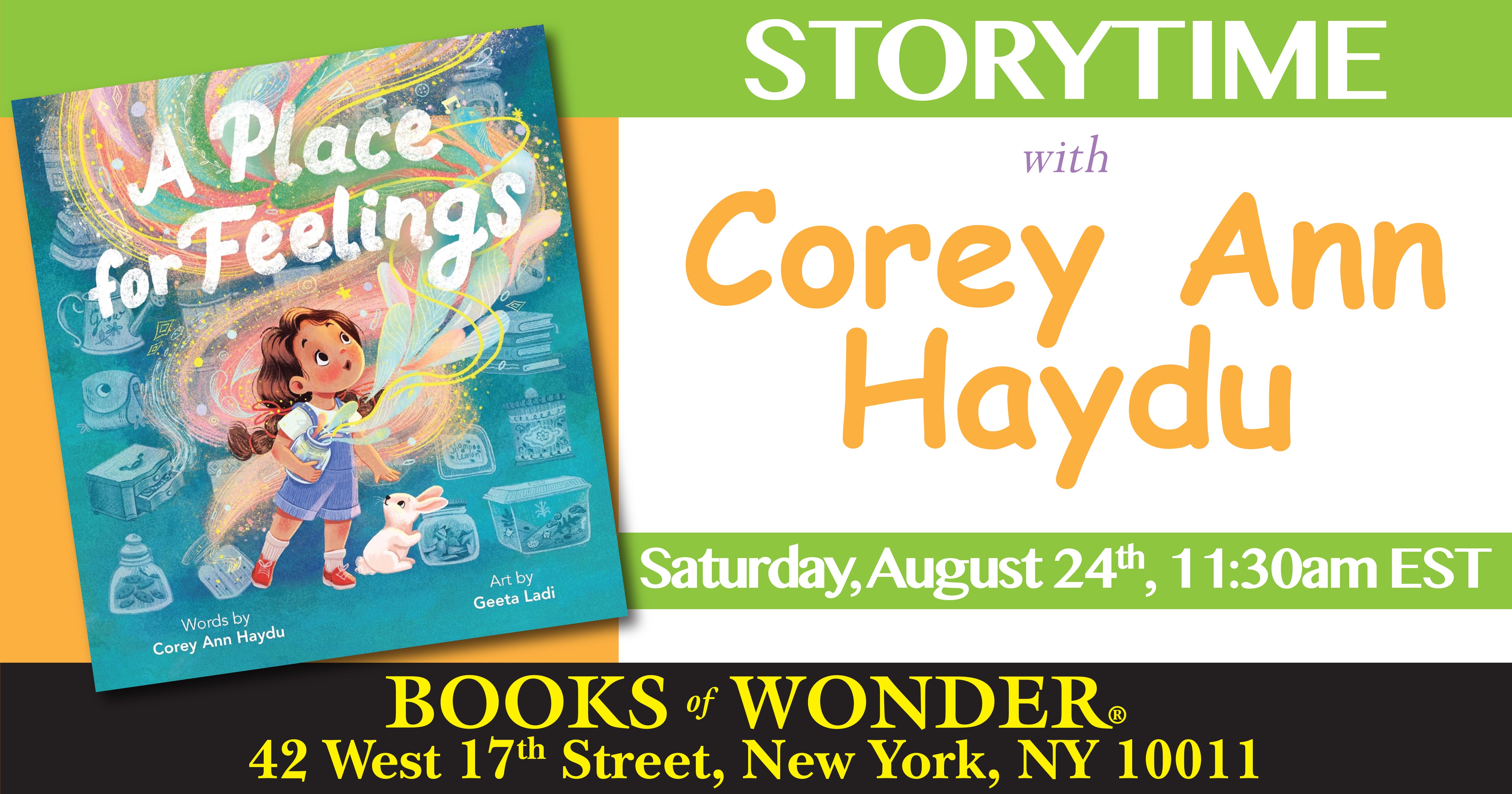 Storytime | With Corey Ann Haydu