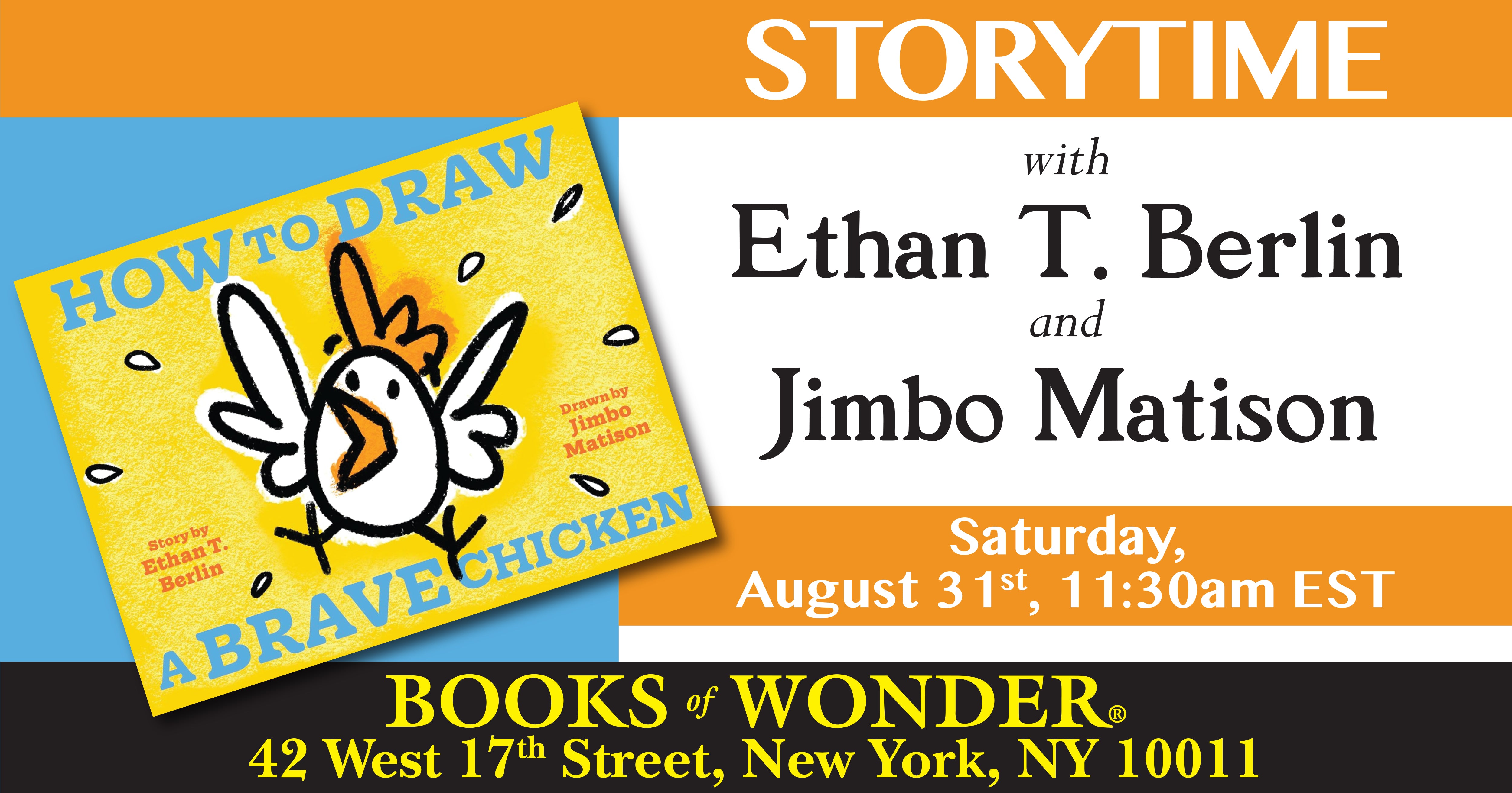 Storytime | with Ethan T. Berlin & Jimbo Matison