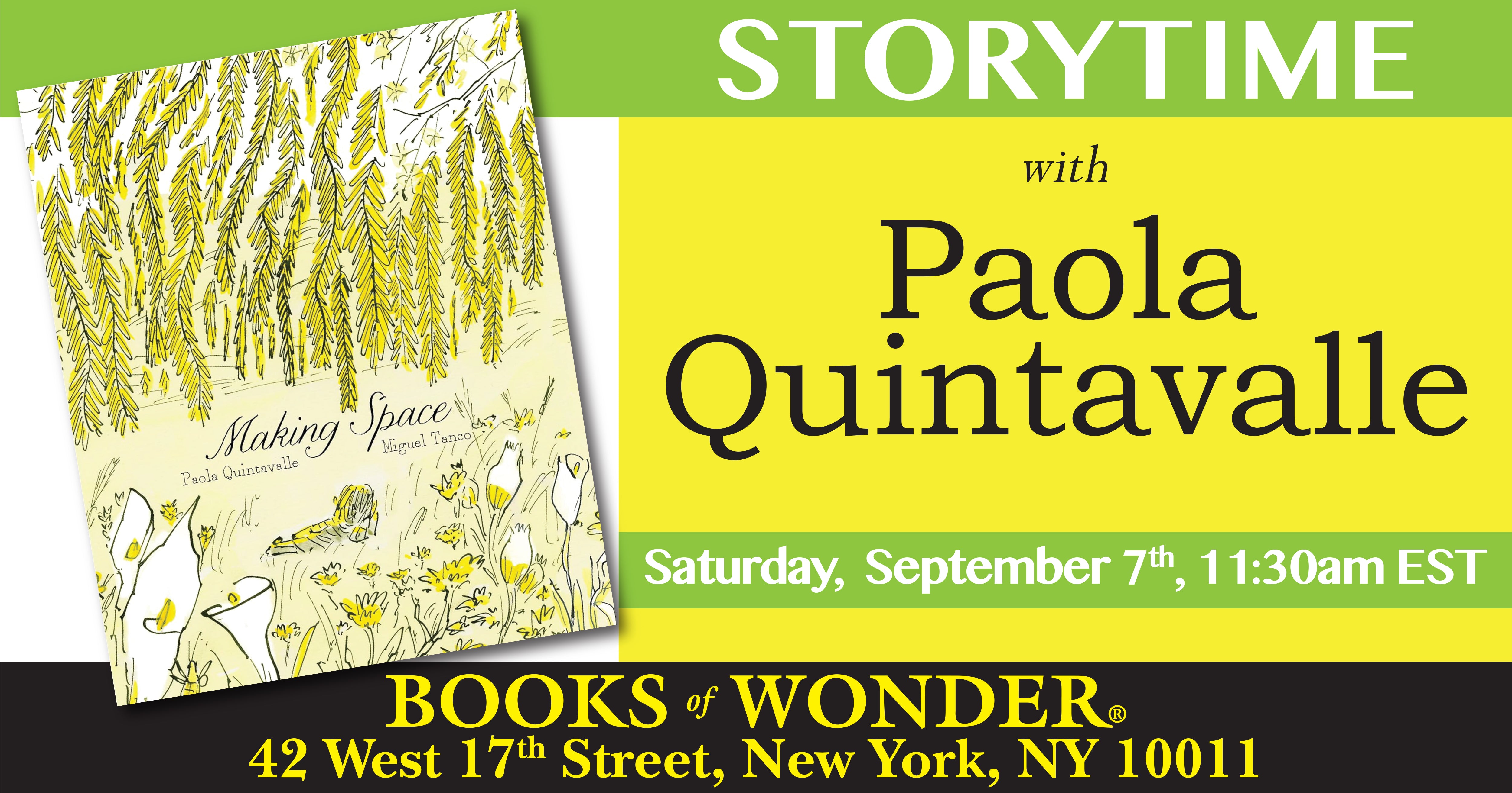 Storytime | With Paola Quintavalle