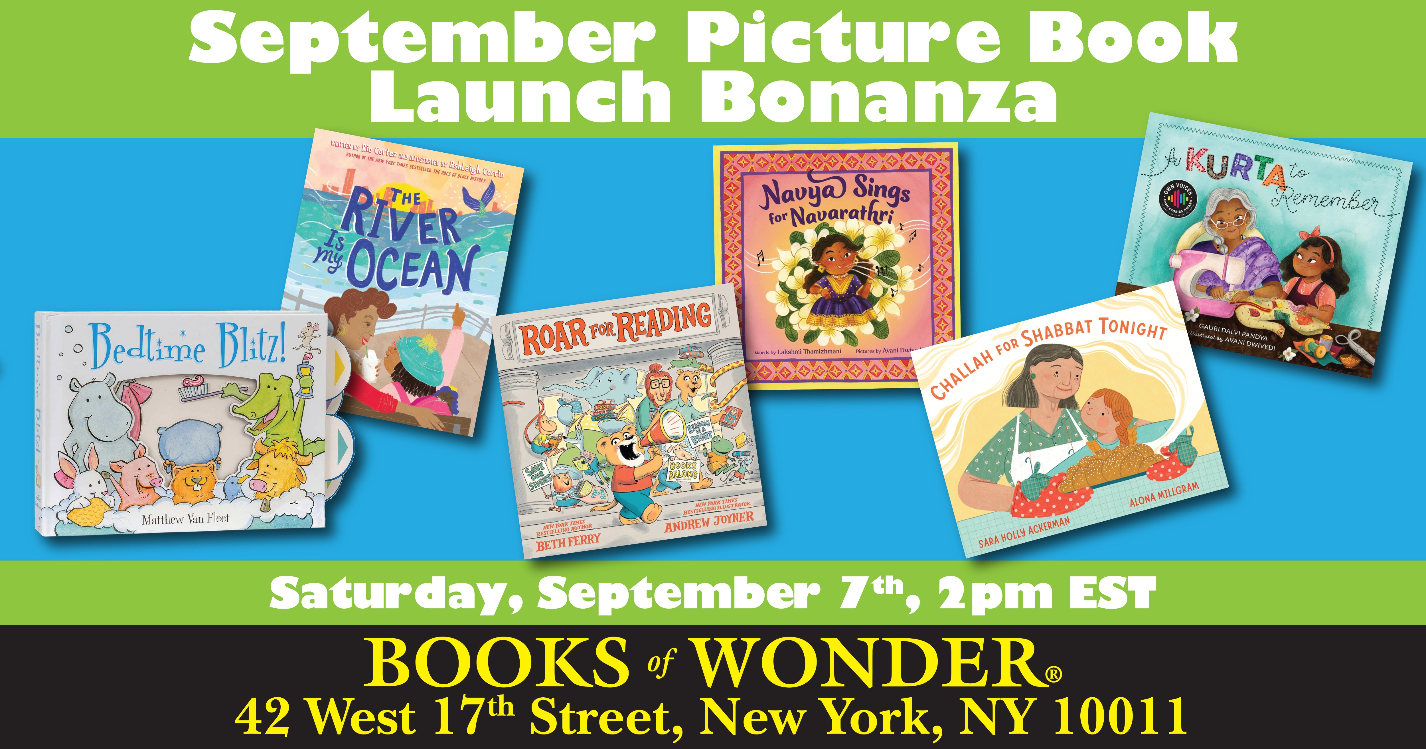 September Picture Book Launch Bonanza!