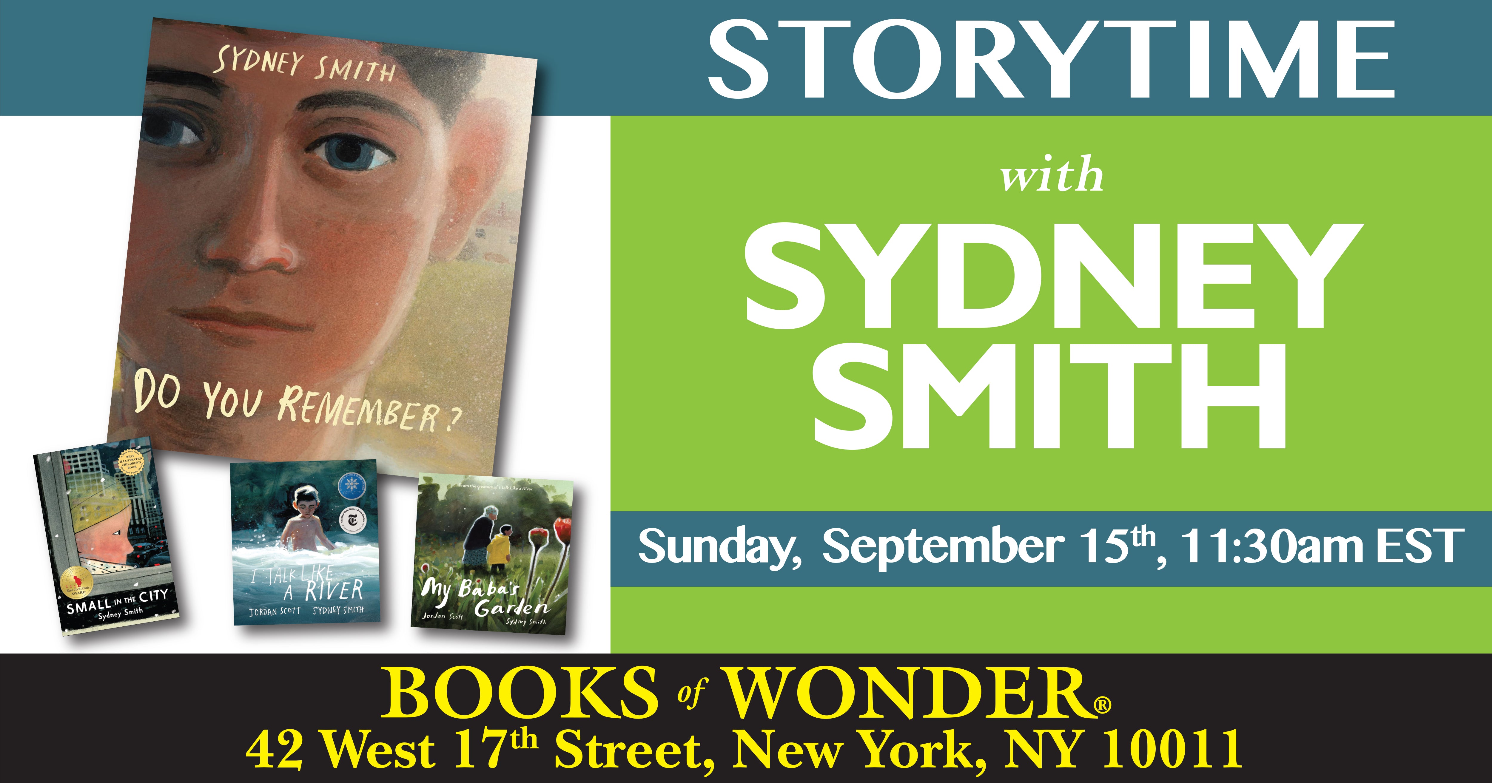 Storytime | With Sydney Smith