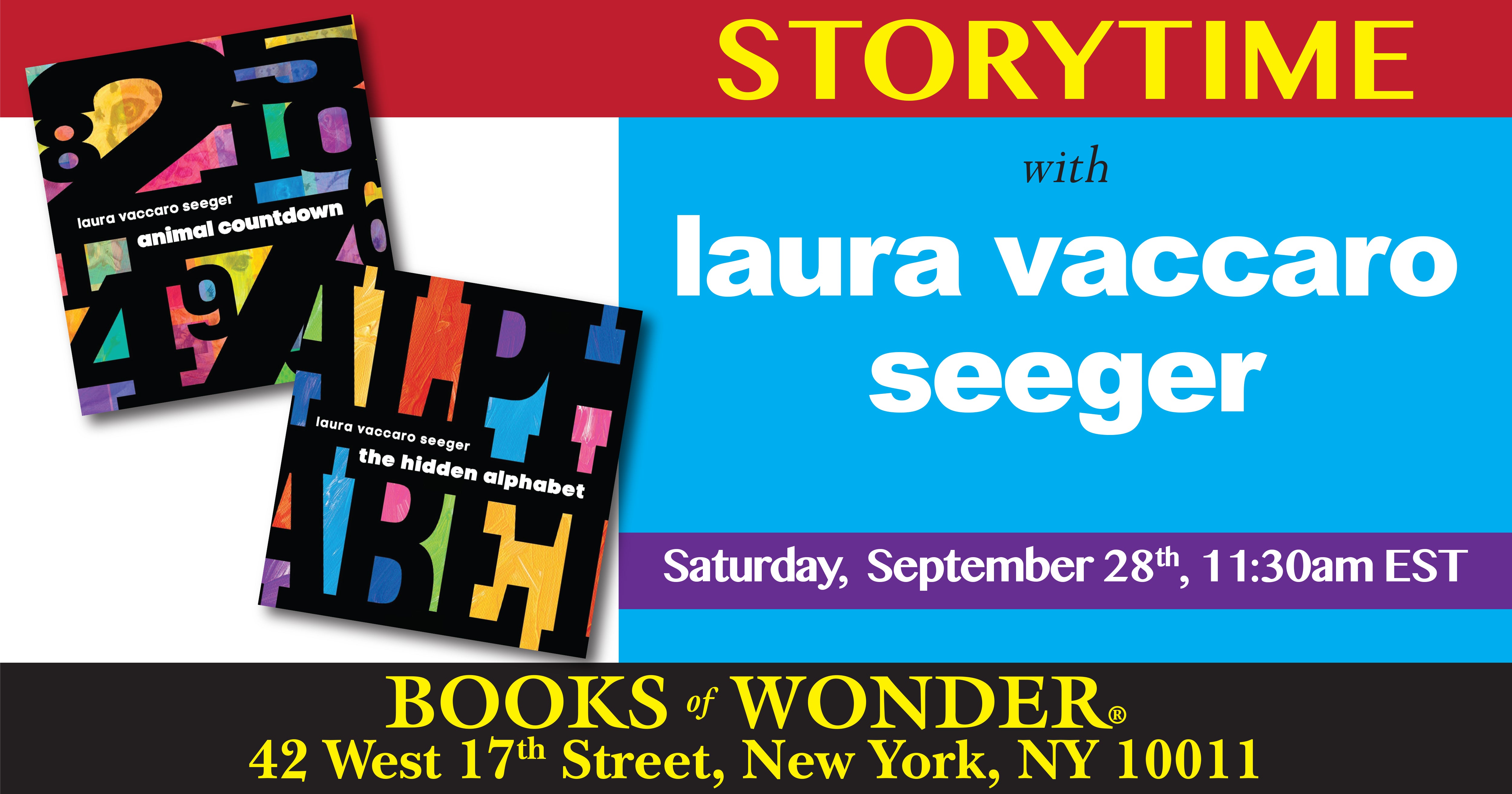 Storytime | With Laura Vaccaro Seeger