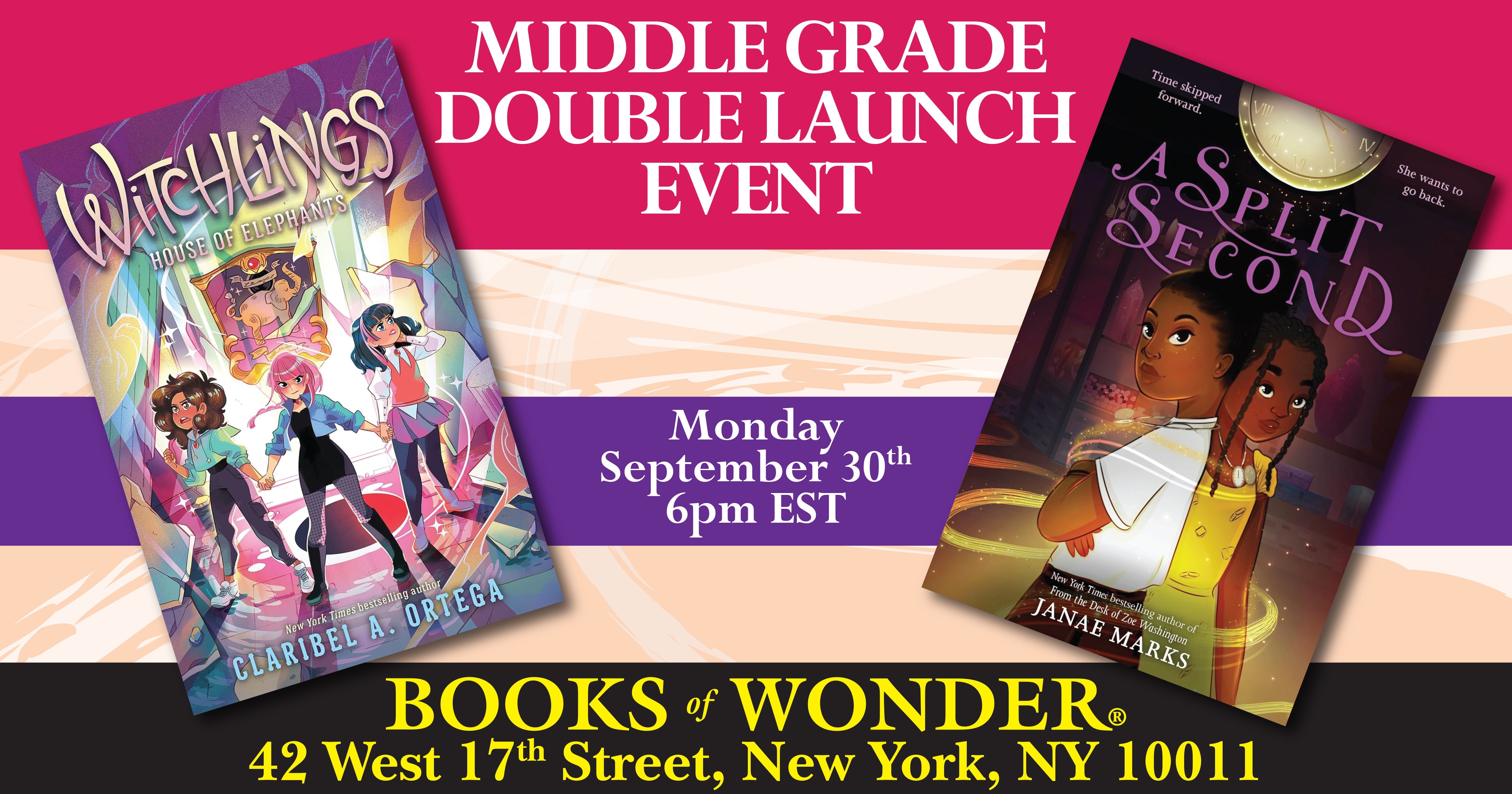 Double Middle Grade Launch Event!