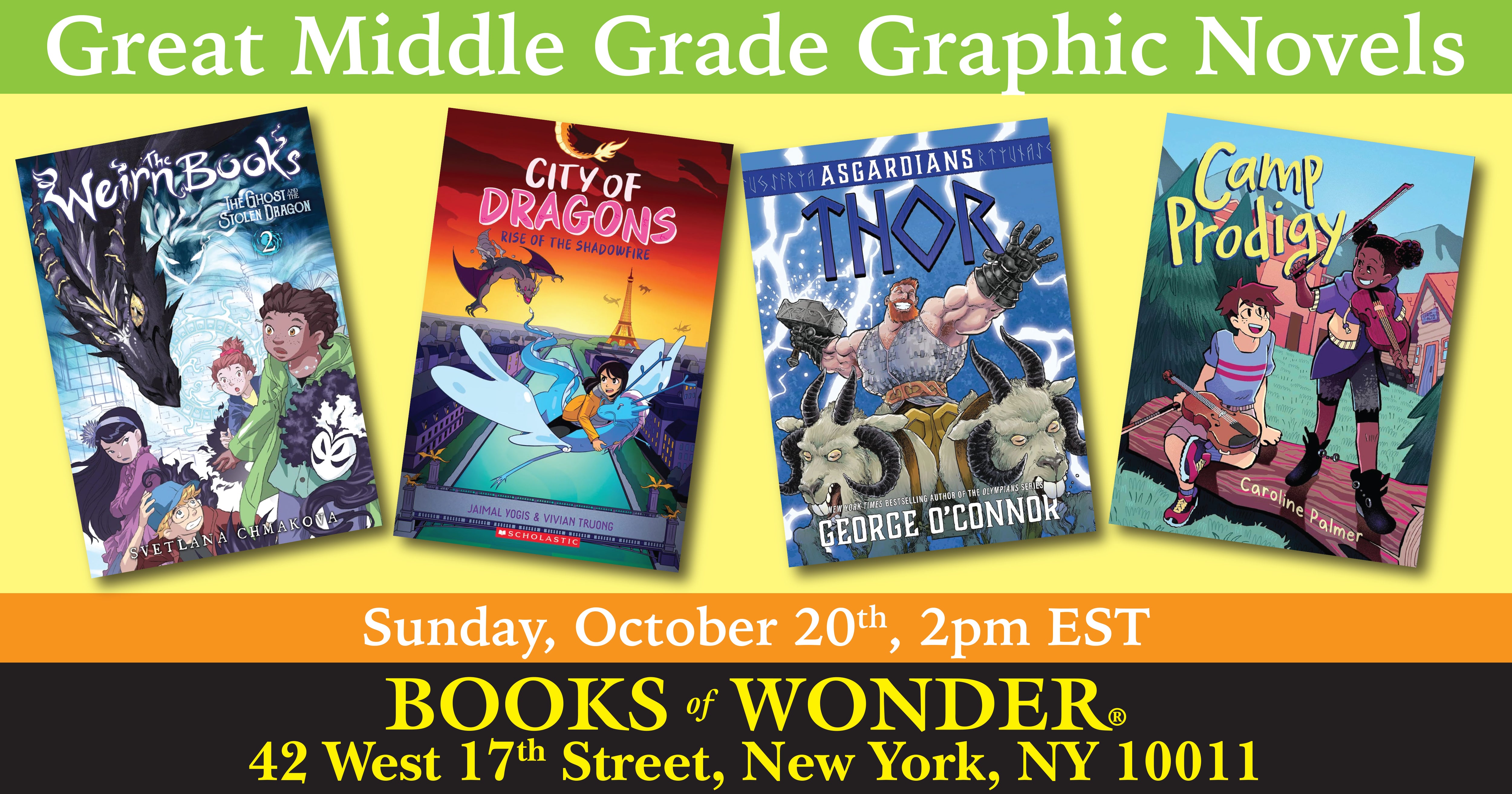 Great Middle Grade Graphic Novels