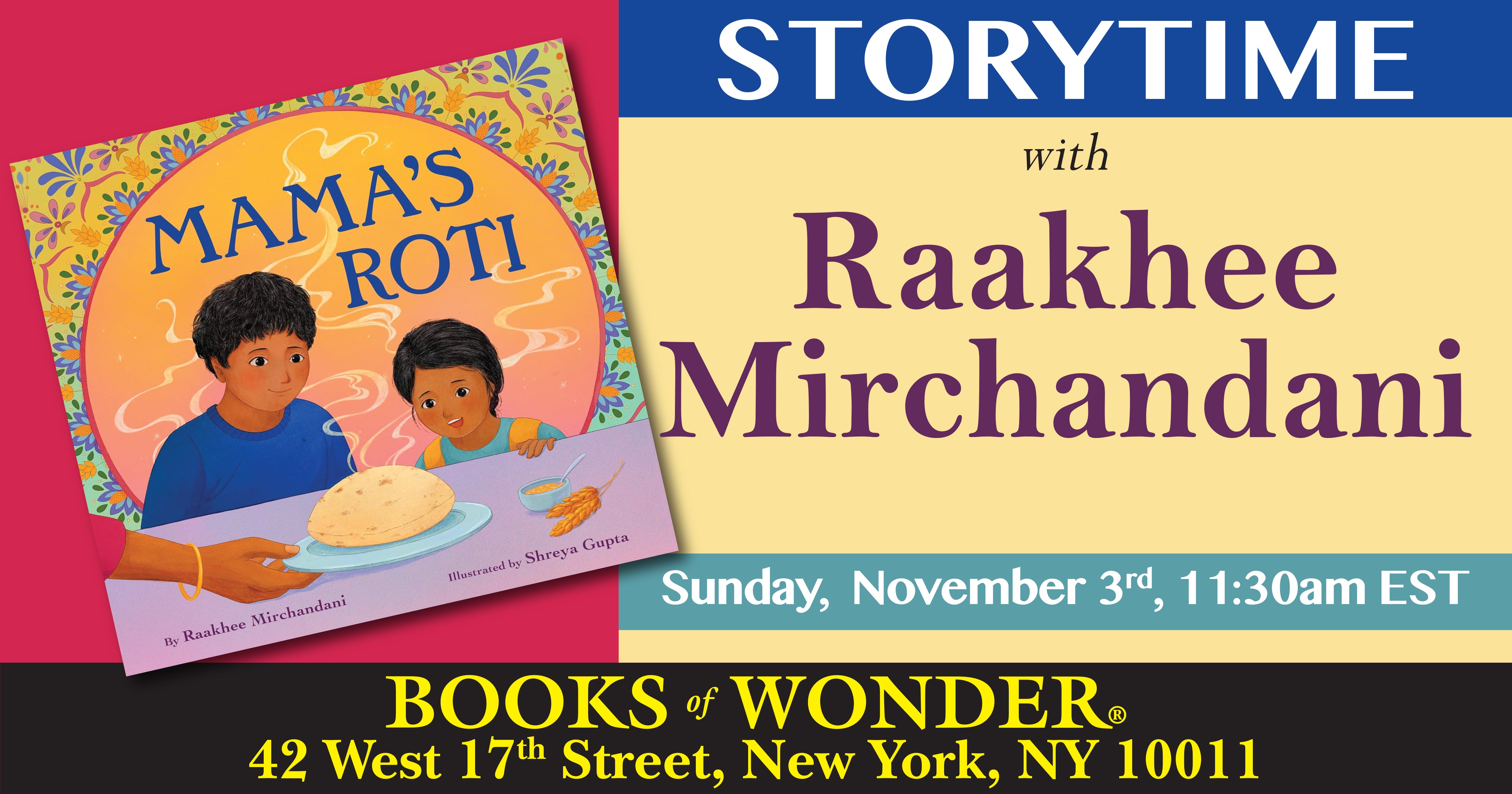 Storytime with the Author | Raakhee Mirchandani