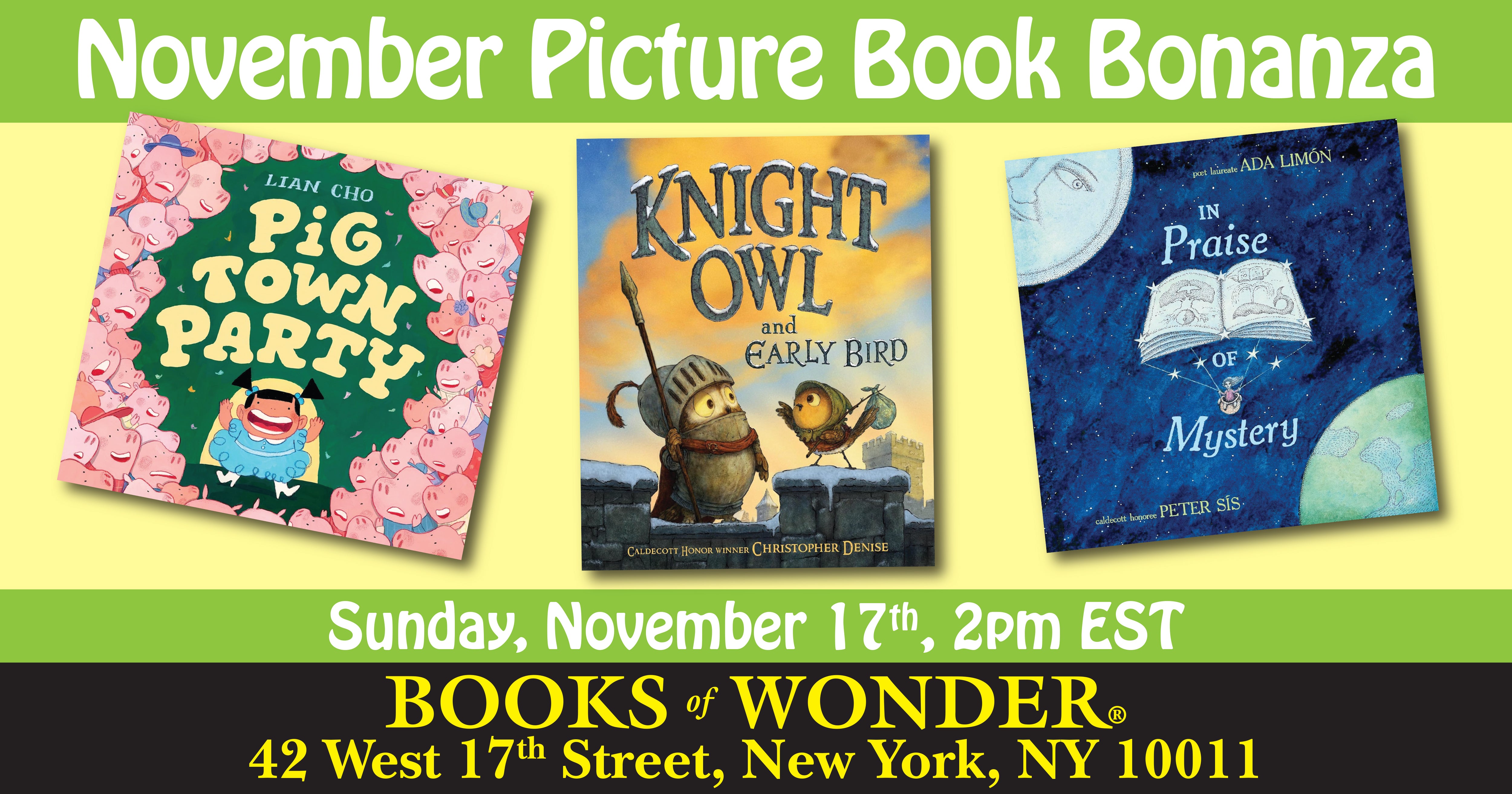 November Picture Book Bonanza