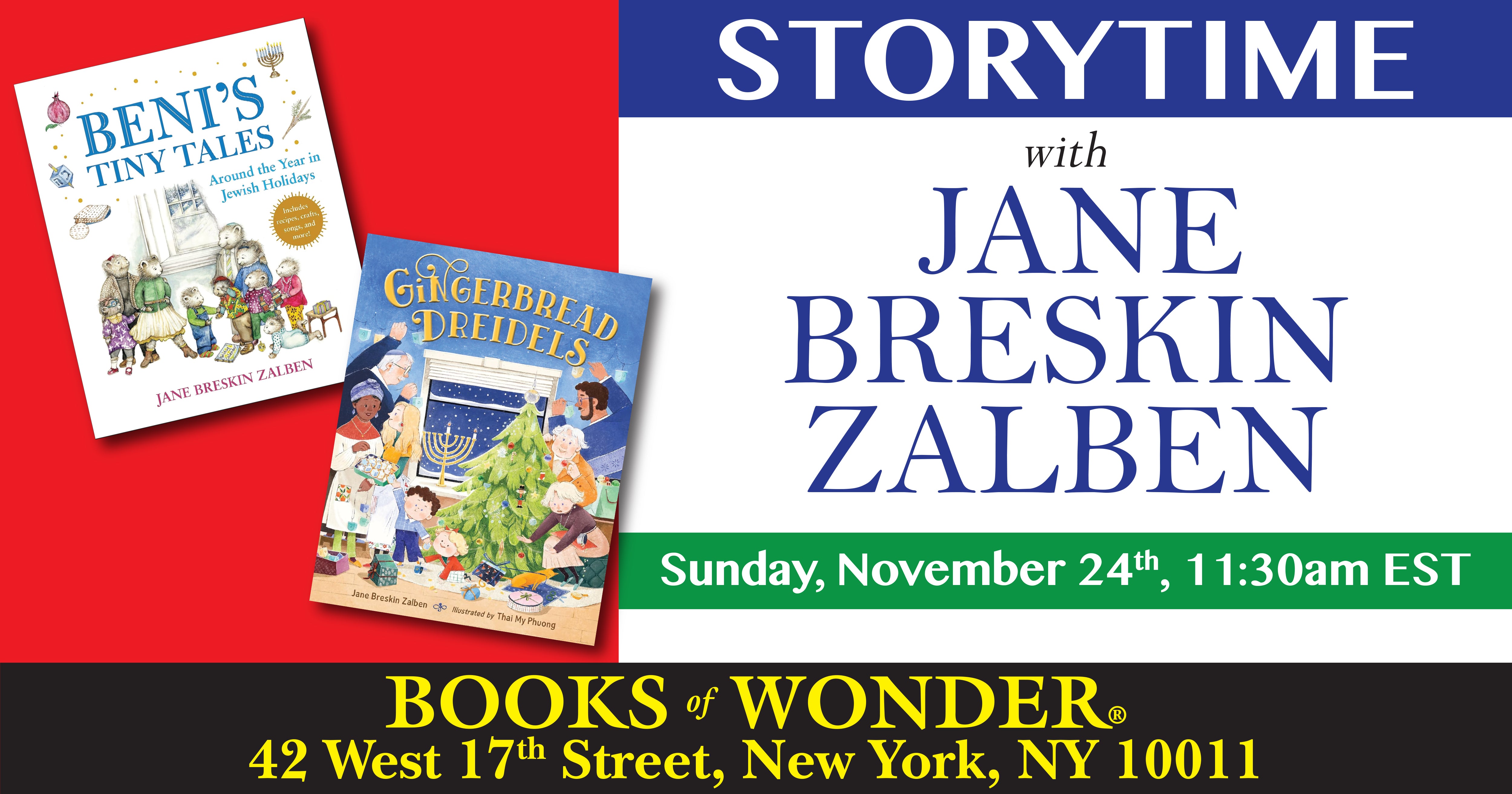 Storytime with Jane Breskin Zalben