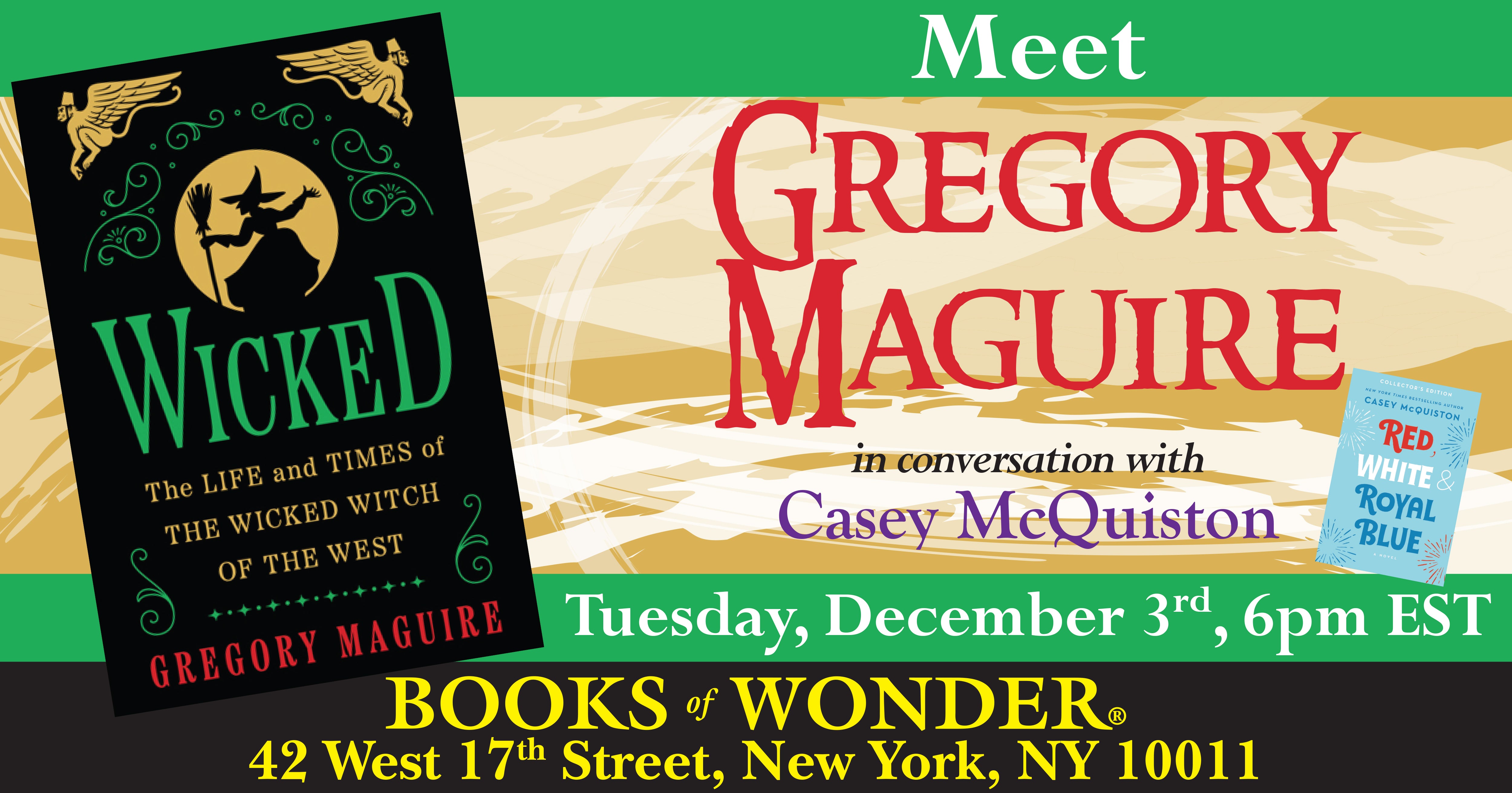 Meet Gregory Maguire!